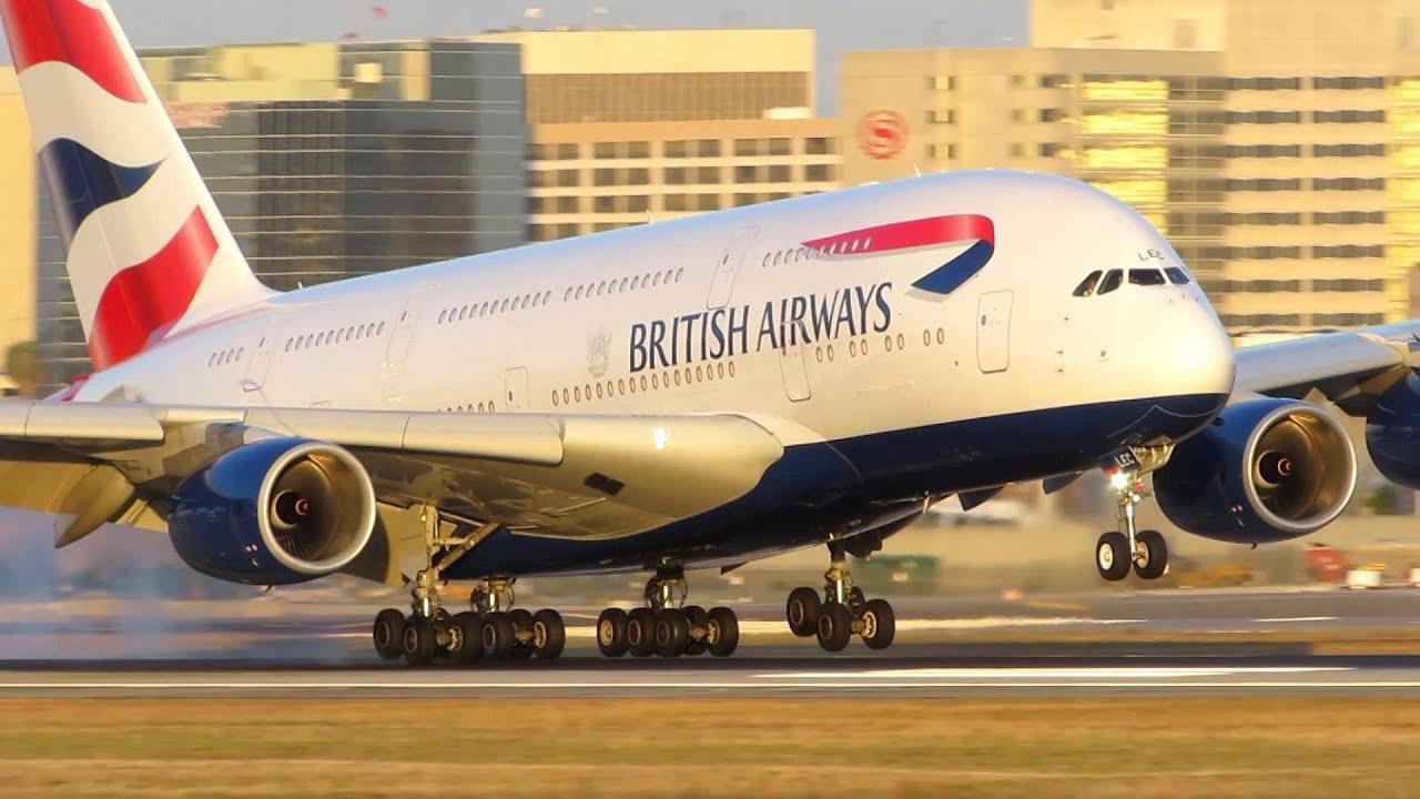 1280x720 TOP 8 Airbus A380 800 Landings! Which Airline Lands The A380 Best? [Full HD]