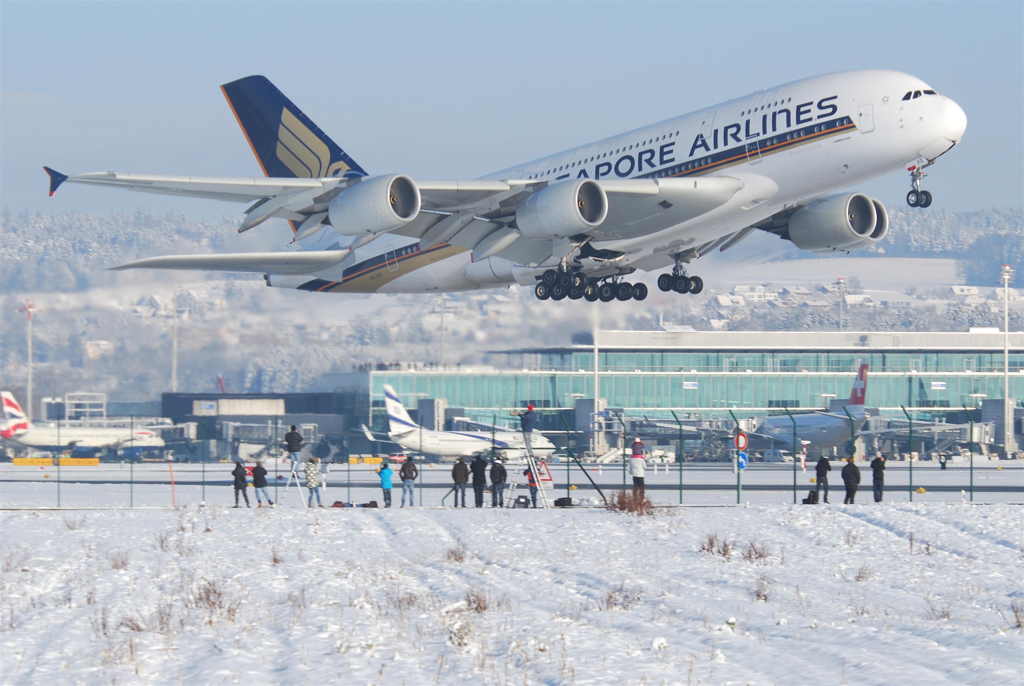 3480x2331 Singapore Airlines Airbus A380; 9V SKG