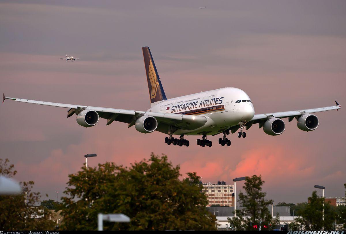 1200x812 A380 841 Singapore Air Landing At London Heathrow, Photographer Jason Wood. Singapore Airlines, Airbus A Airbus