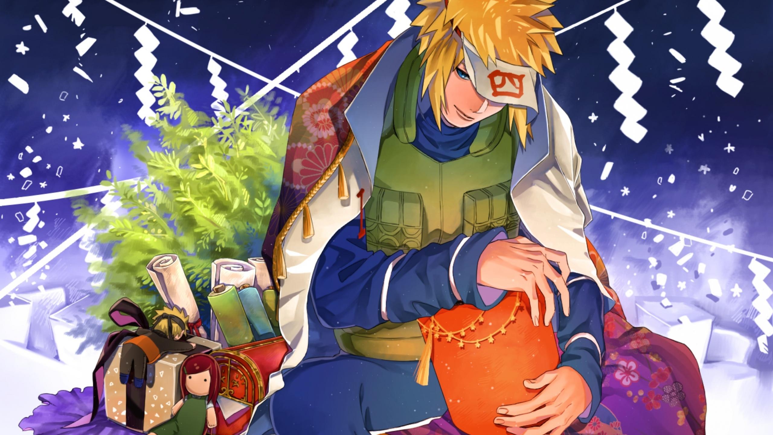 2560x1440 Wallpaper Namikaze Minato, Naruto:2623x1885