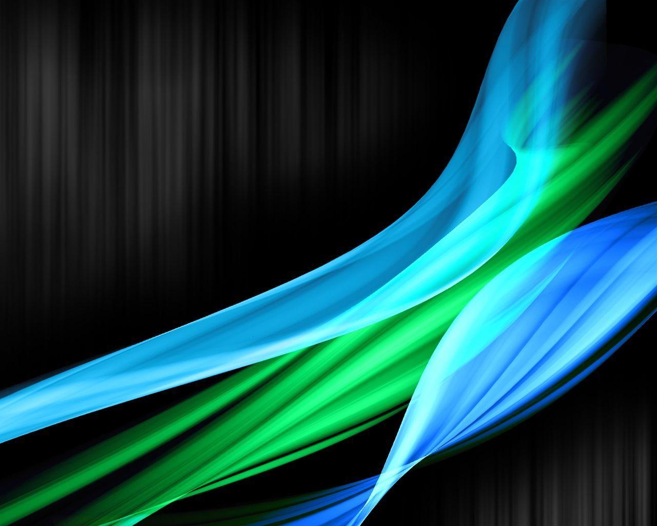 1280x1024 Blue and Green Abstract Wallpaper, HD Blue and Green Abstract Background