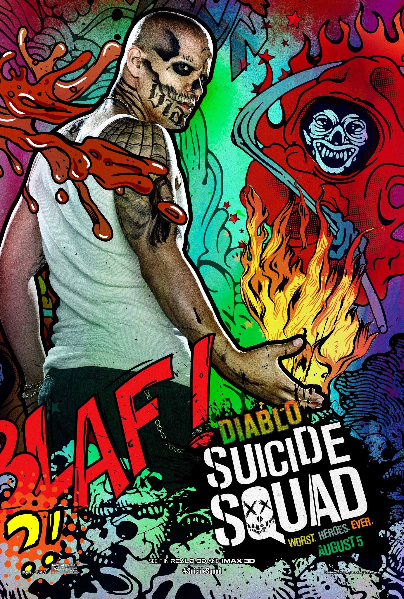 1382x2048 Suicide Squad: New Character Posters Are Just Plain Bad