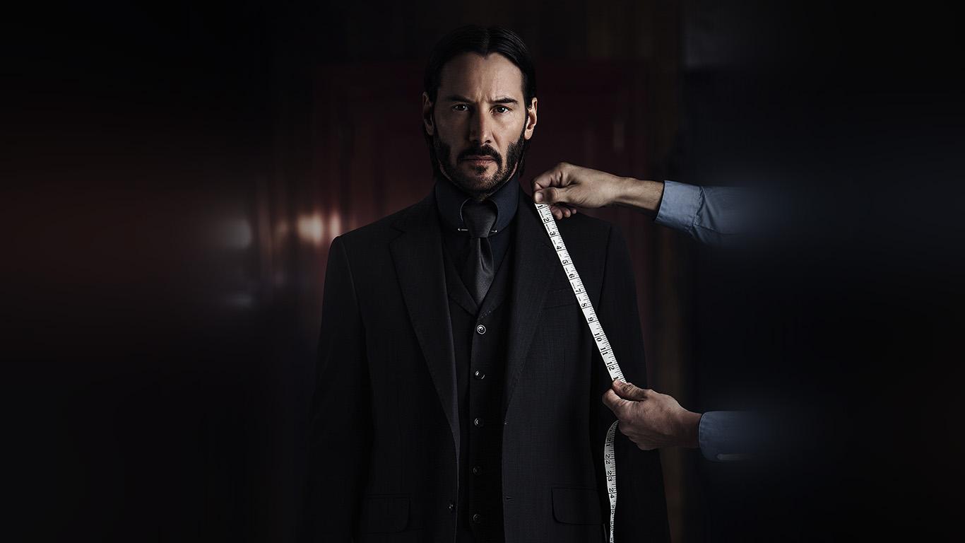 1366x768 wallpaper for desktop, laptop. john wick suit film reloaded illustration art