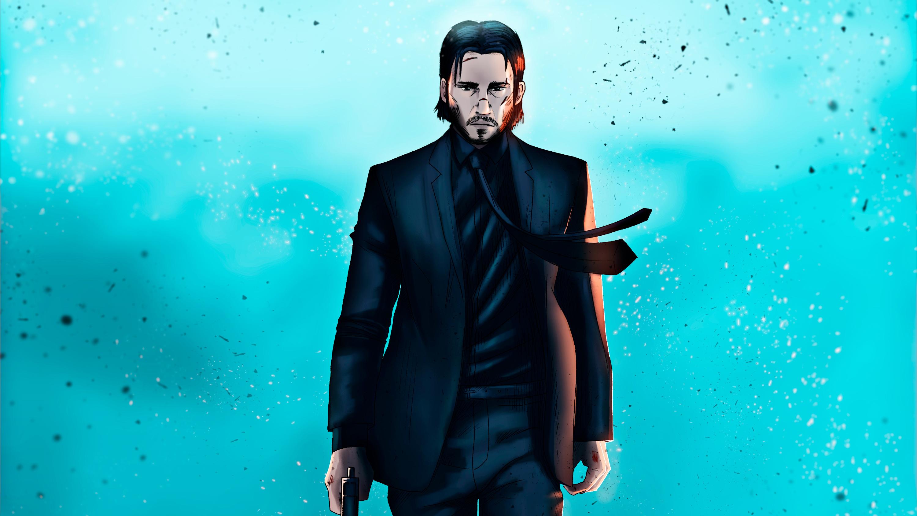 3000x1688 Art John Wick Laptop Full HD 1080P HD 4k Wallpaper, Image, Background, Photo and Picture