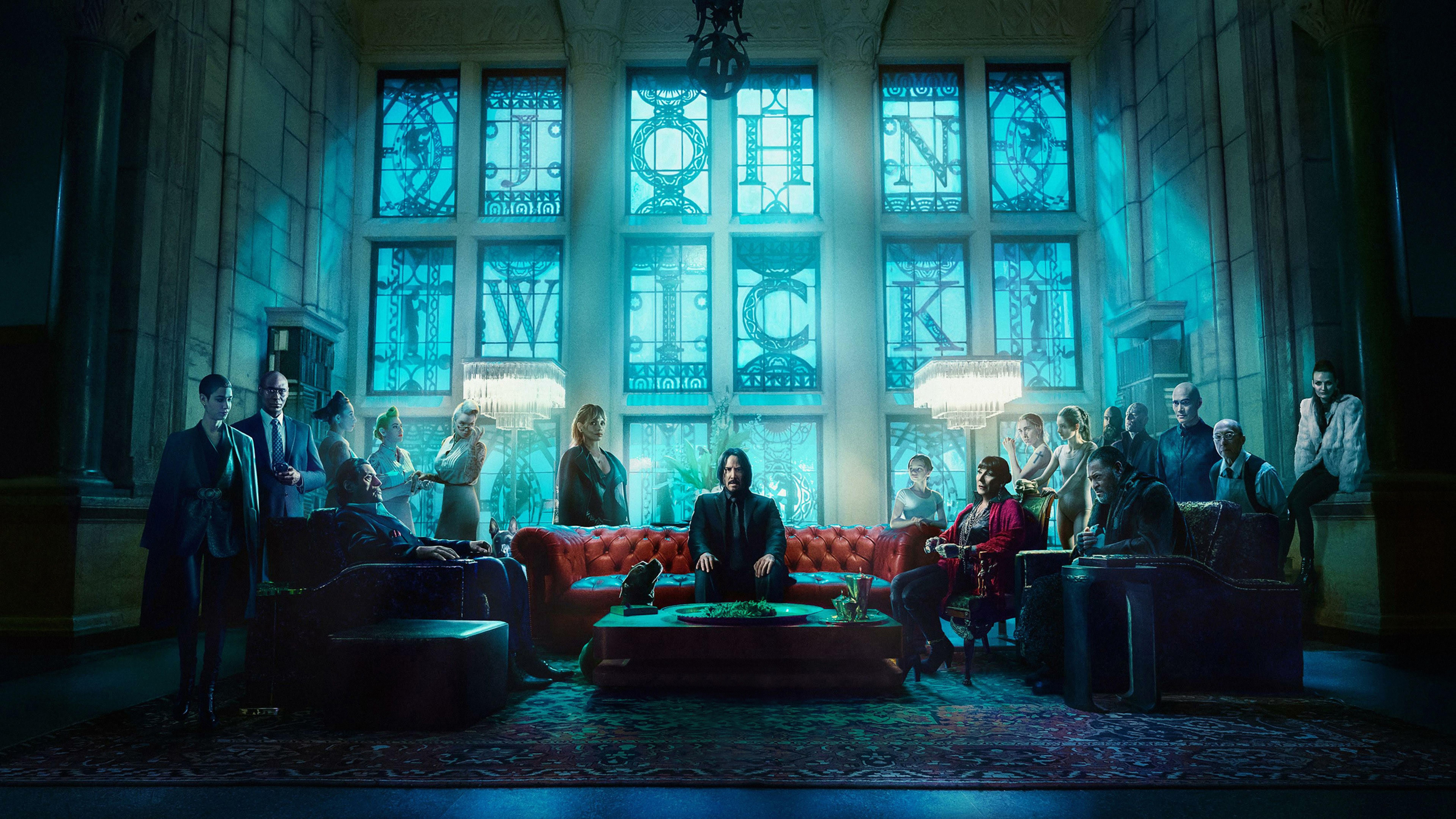 7680x4320 John Wick 3 Cast 8K Wallpaper