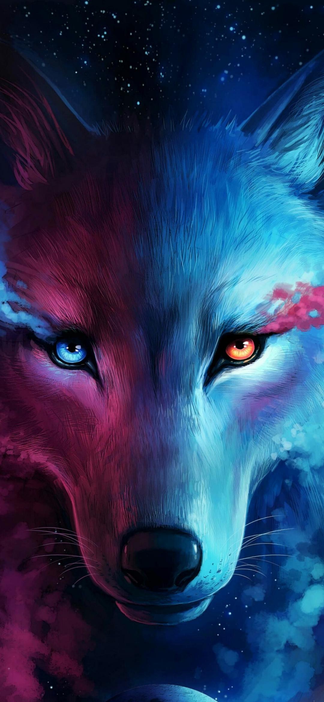 1080x2340 Wolf Wallpaper -k Background Download