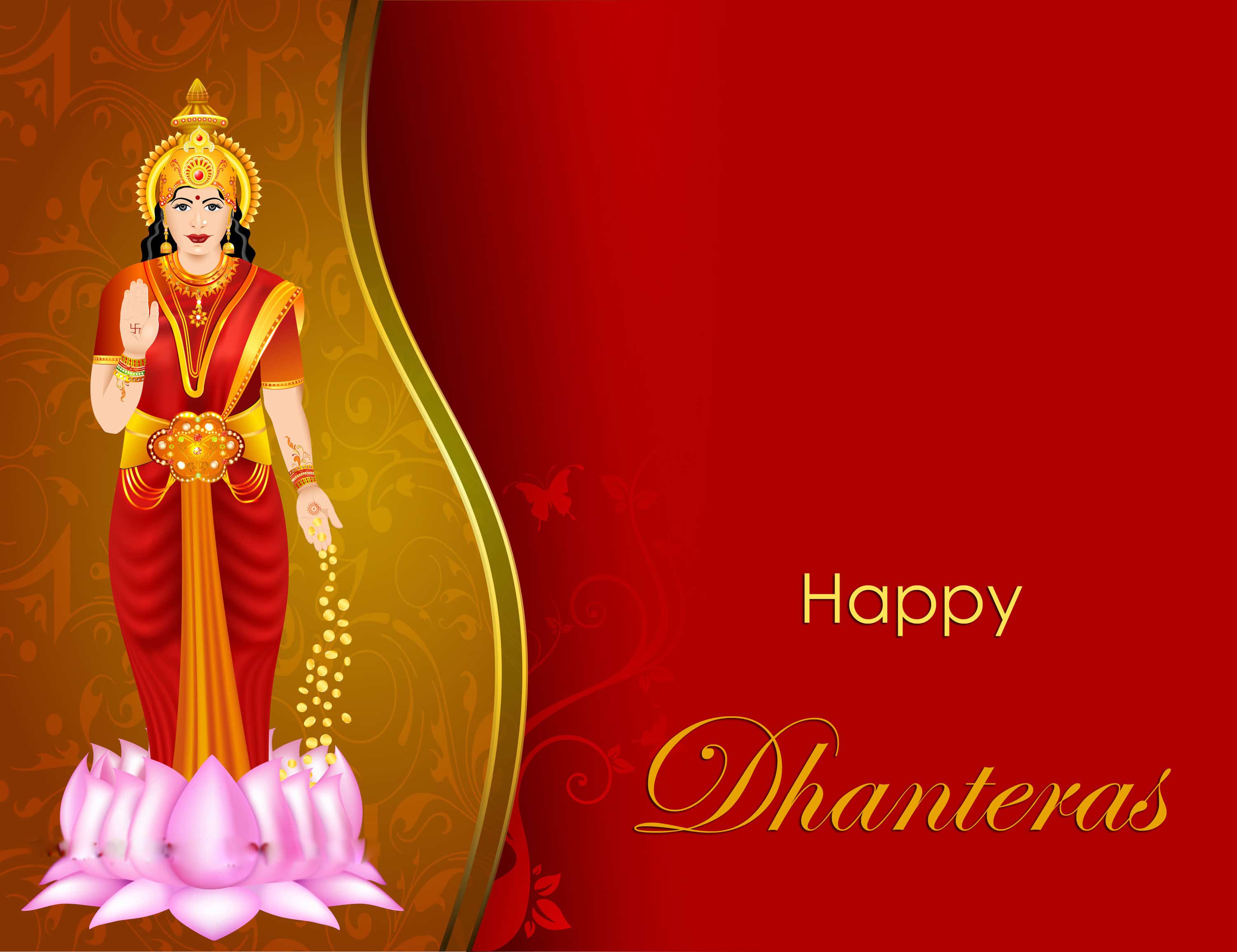 3000x2310 Happy Dhanteras Wallpaper