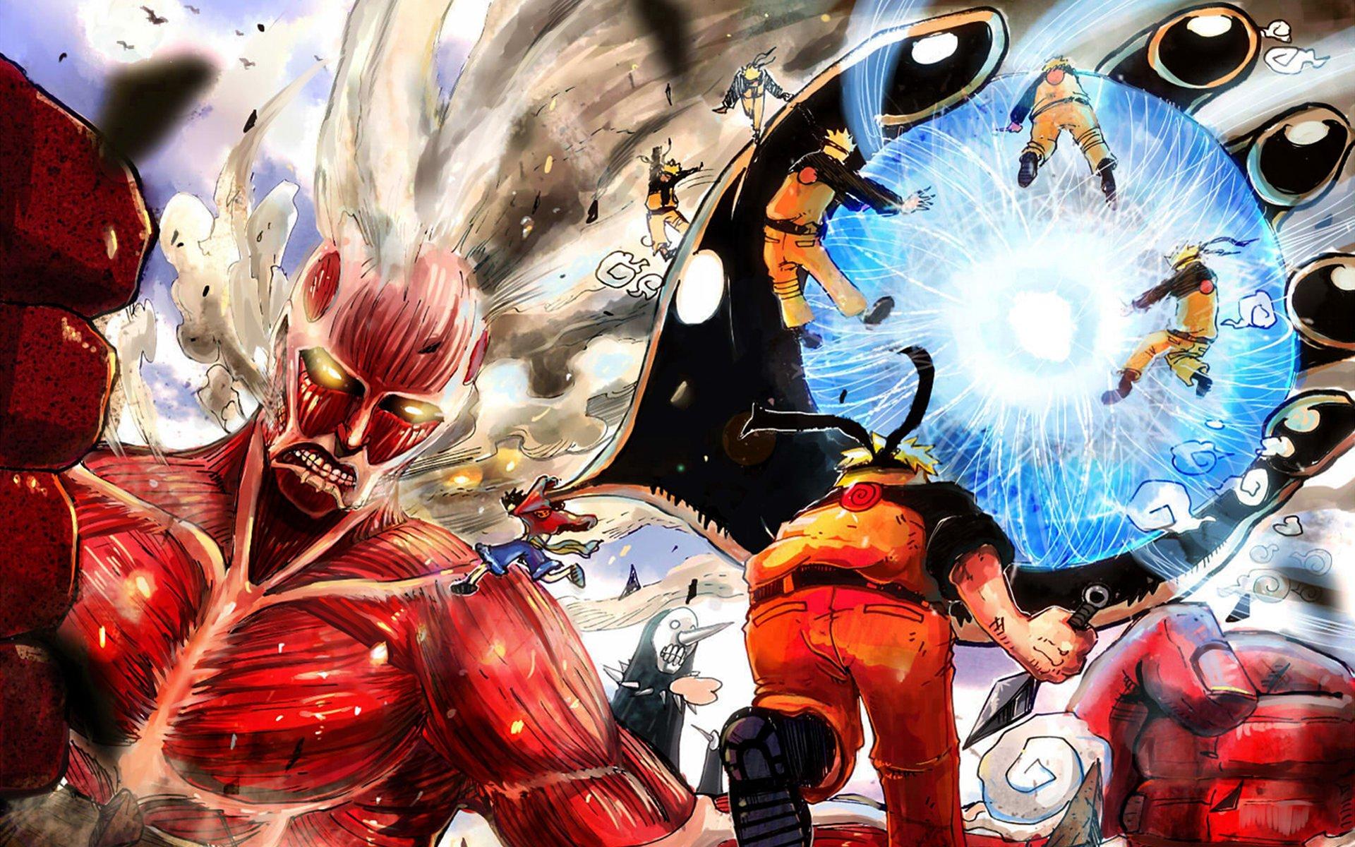 1920x1200 Naruto Attack Wallpaper