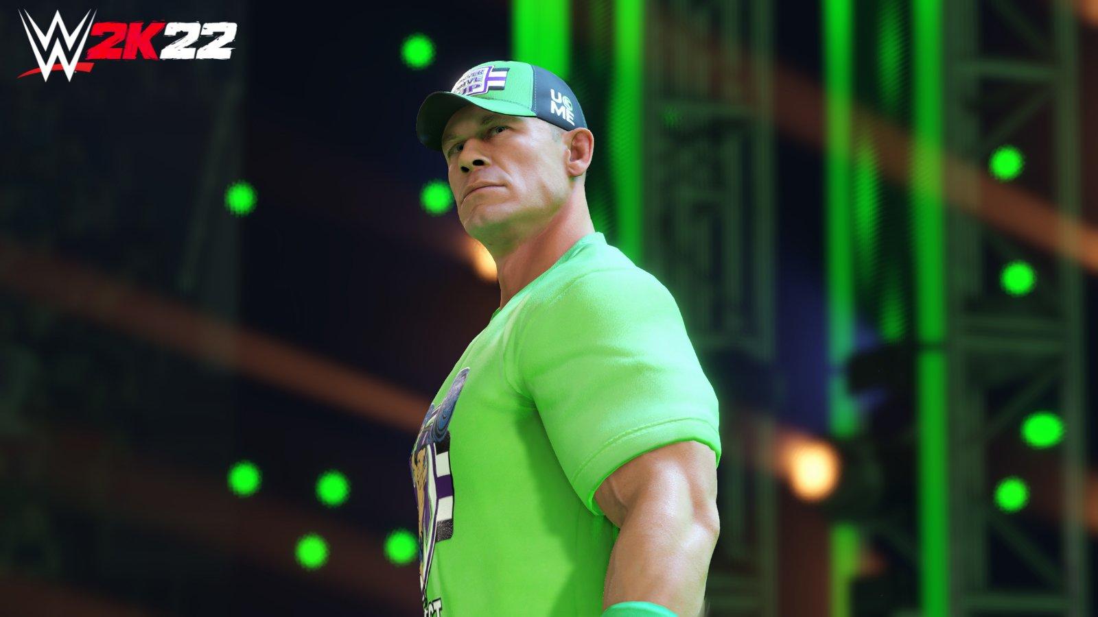 1600x900 WWE2K22 have been telling us that the Superstar in this #WWE2K22 screenshot resembles that one dude in the helmet from that TV show everyone is raving about LOL, just