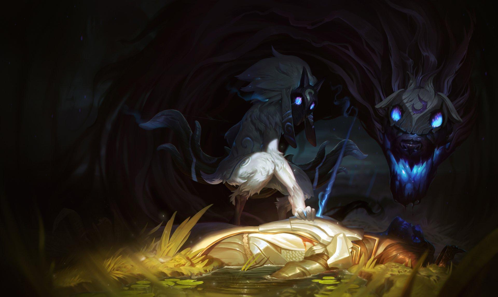 1920x1146 4K Ultra HD Kindred (League of Legends) Wallpaper and Background Image