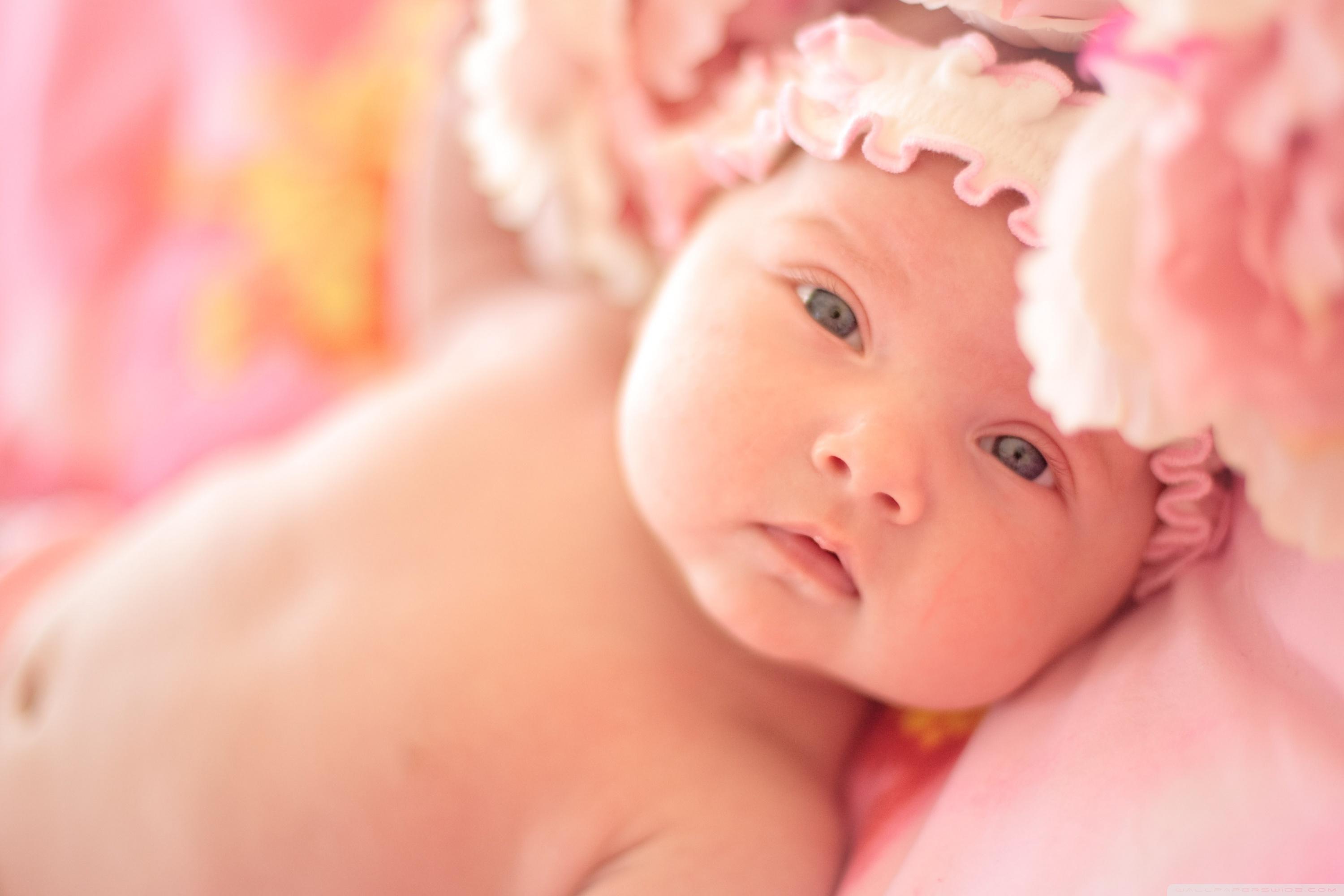 3000x2000 Cute Newborn Baby Girl Ultra HD Desktop Background Wallpaper for 4K UHD TV : Widescreen & UltraWide Desktop & Laptop : Tablet