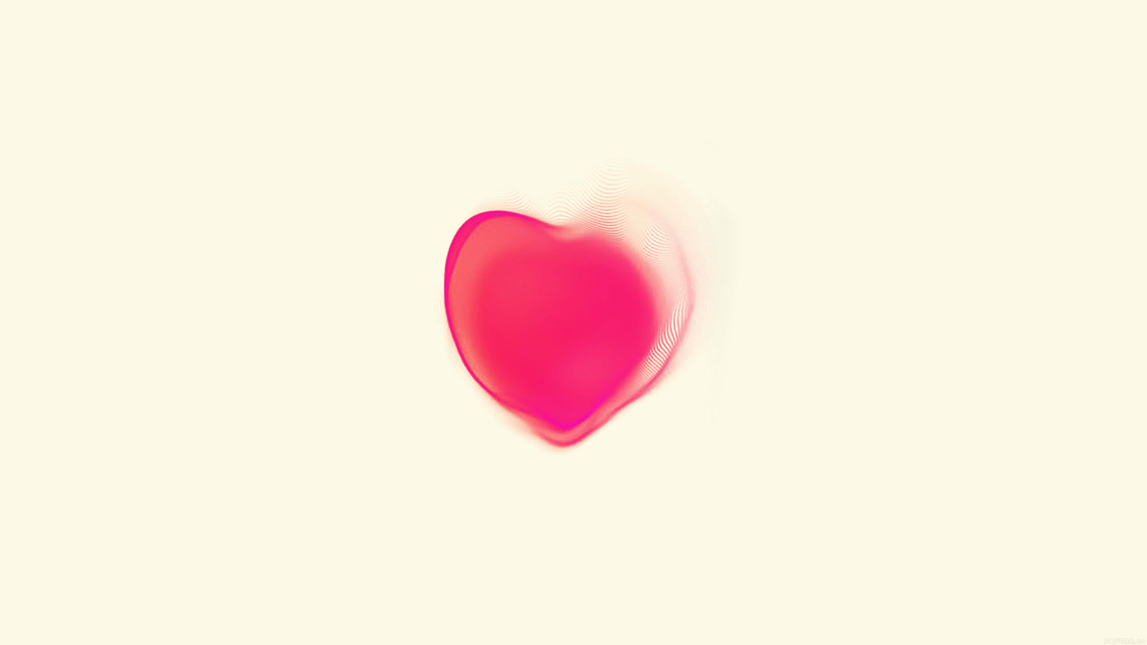 3840x2160 Papers Cute Love Applewatch Art Red Illust White