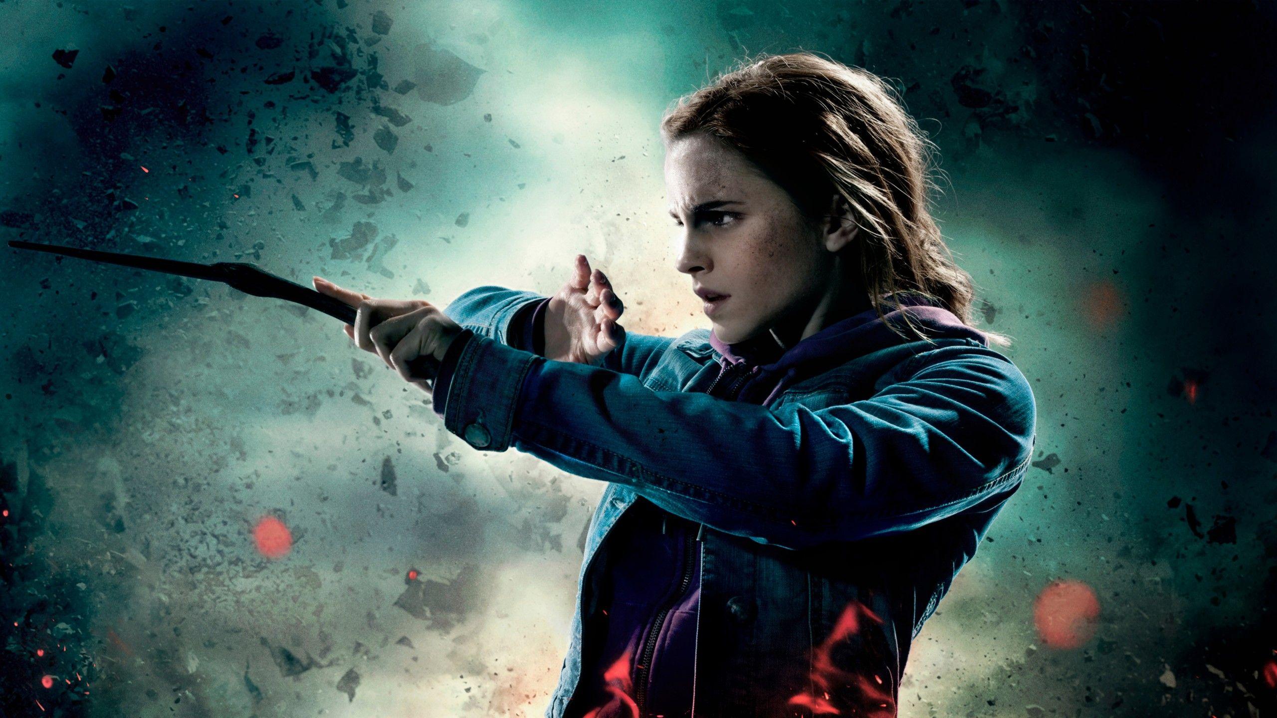 2560x1440 Hình nền Hermione Granger, Emma Watson, Harry Potter, HD, 4K