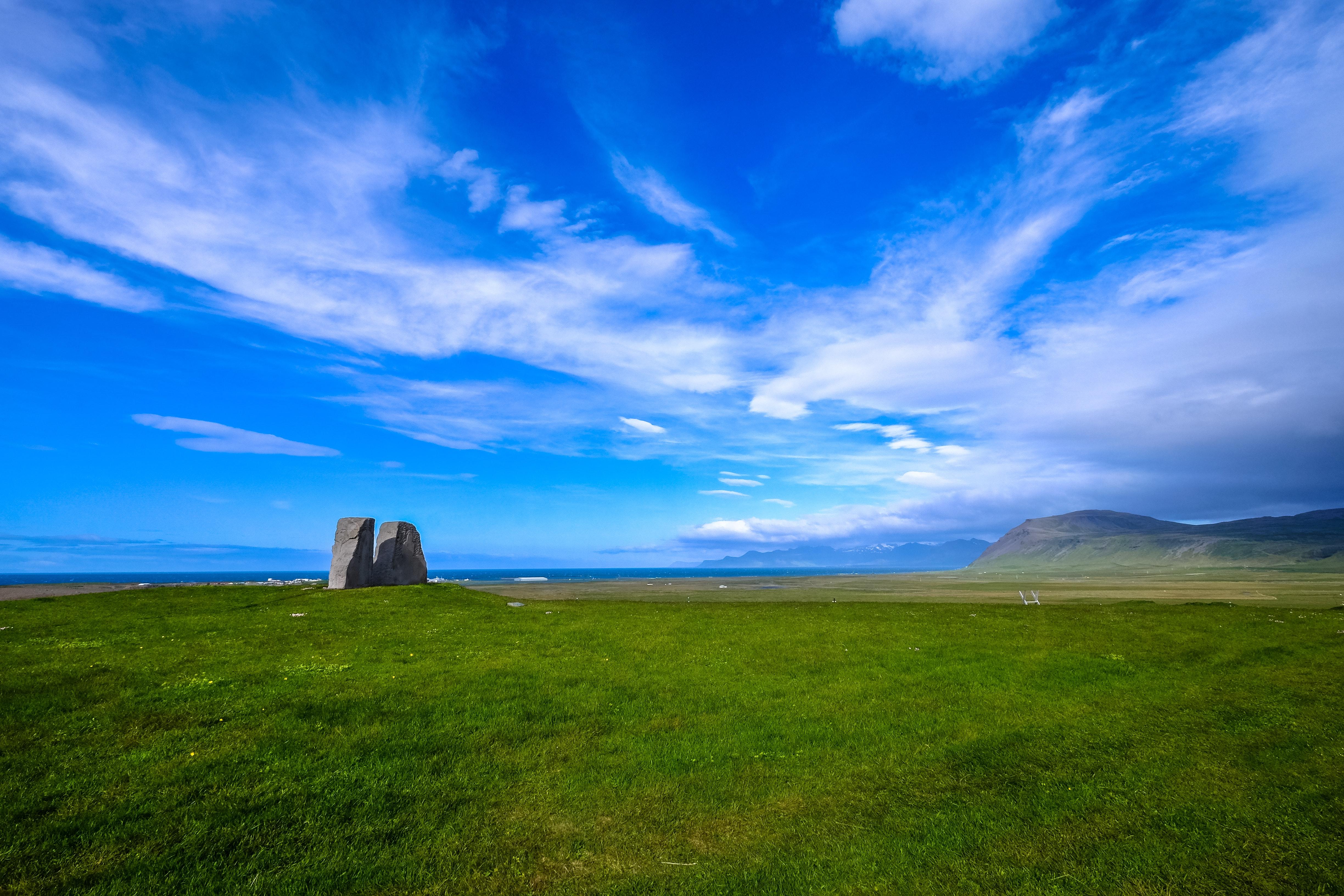 4896x3264 Green Grass Field Under Blue Sky · Free