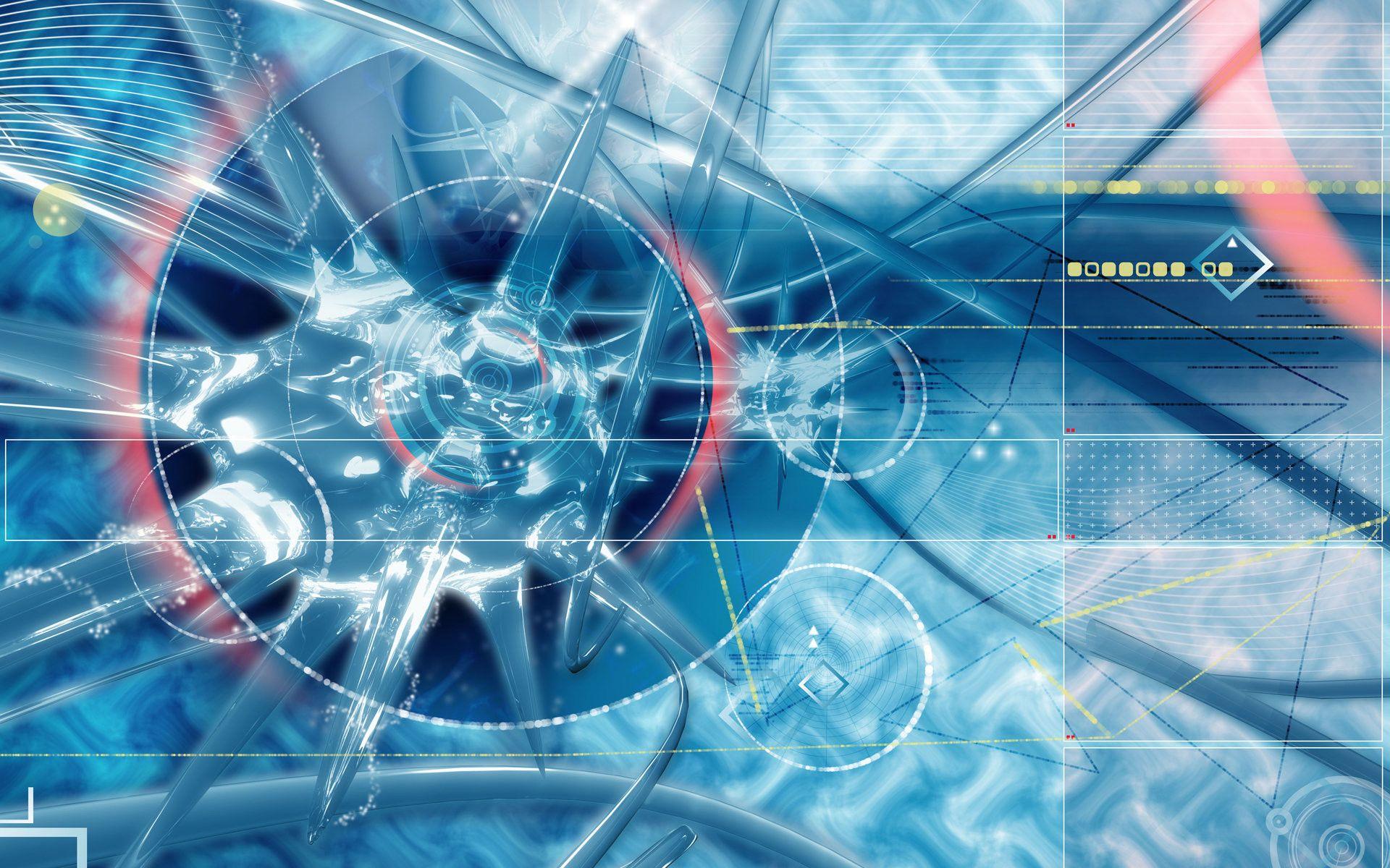 1920x1200 Teal Technology Wallpaper