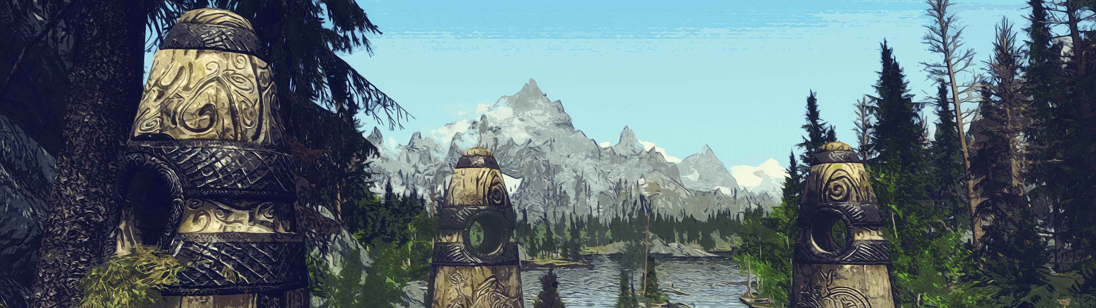 3840x1080 The Elder Scrolls V