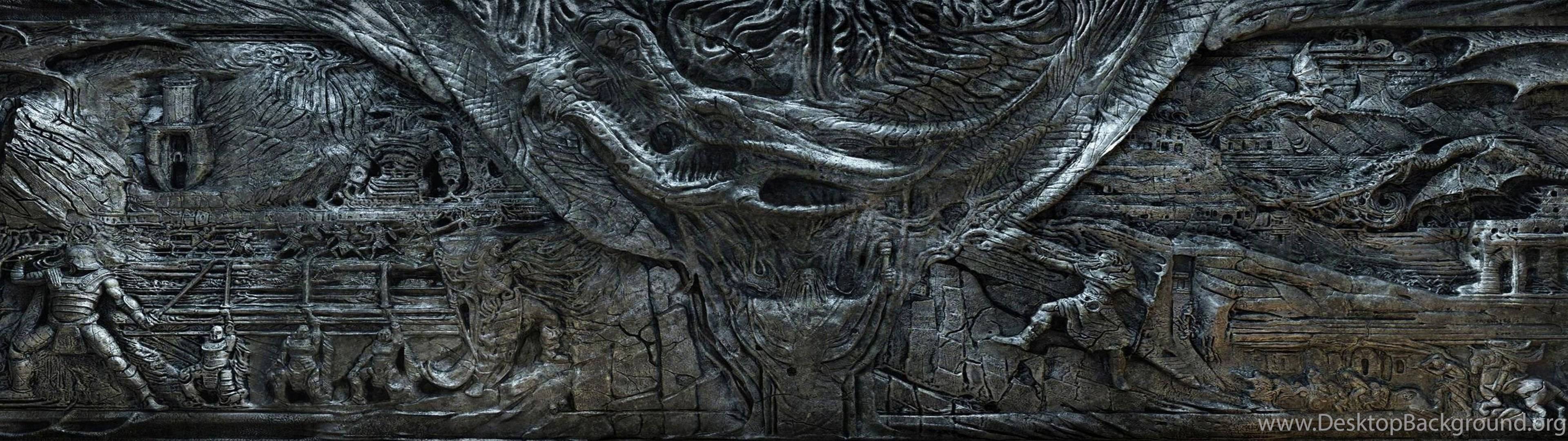3840x1080 Sculpture In The Elder Scrolls V: Skyrim Desktop Wallpaper 1028 Desktop Background