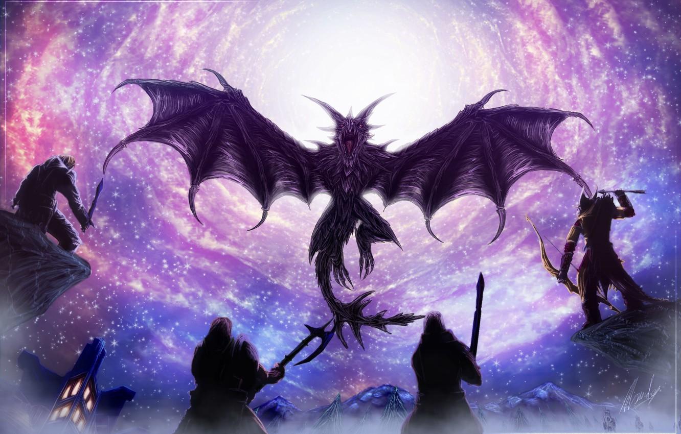 1332x850 Wallpaper Art, Skyrim, Skyrim image for desktop, section игры