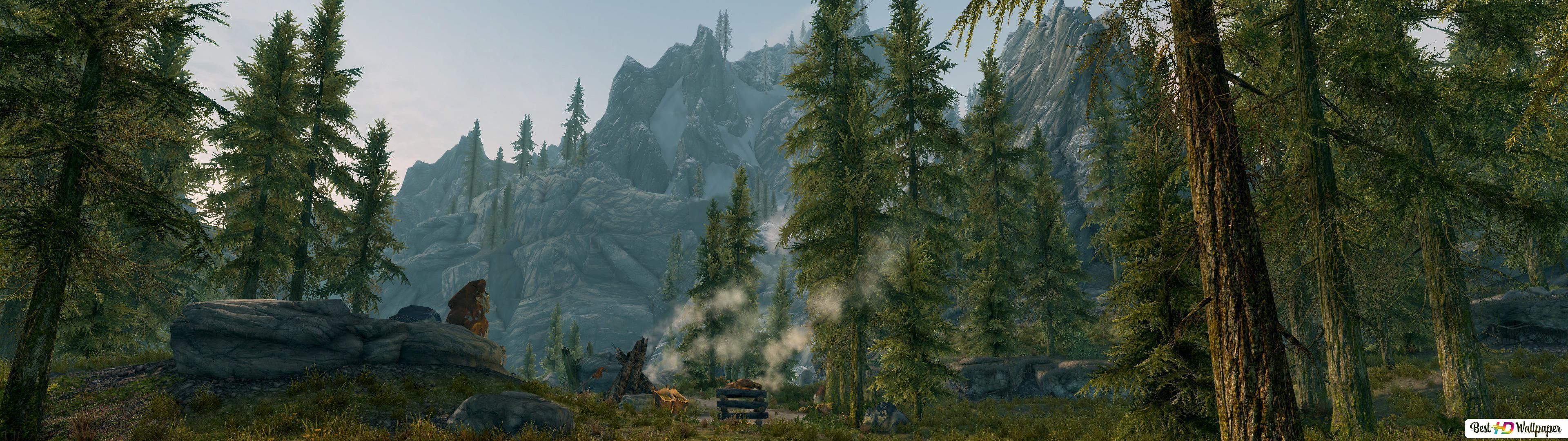 3840x1080 The Elder Scrolls V: Skyrim HD wallpaper download