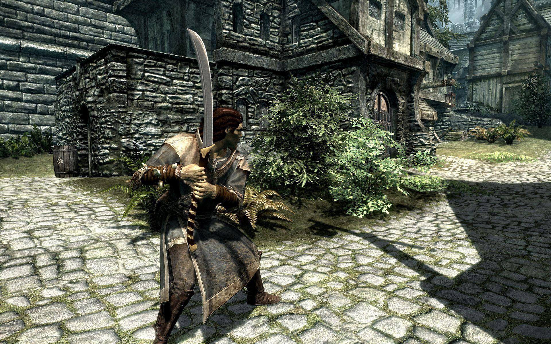 1920x1200 LOTR High Elf Sword in game at Skyrim Nexus and community