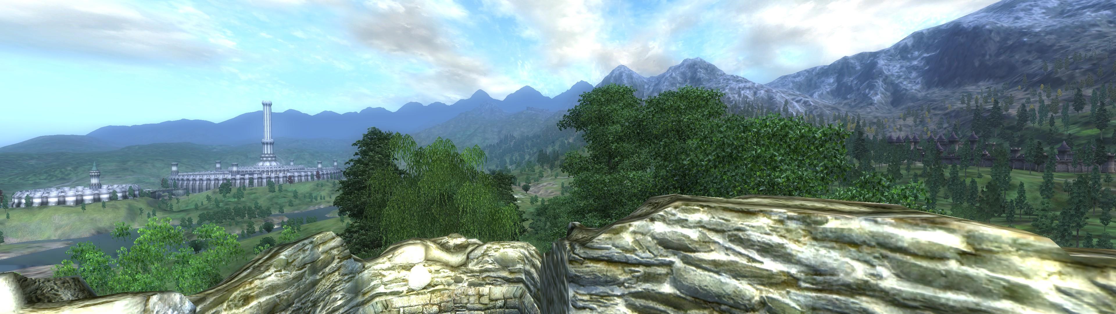 3840x1080 The Elder Scrolls IV Oblivion Multiple Display Dual Monitors Dual Display TES4 The Elder Scrolls Wallpaper:3840x1080
