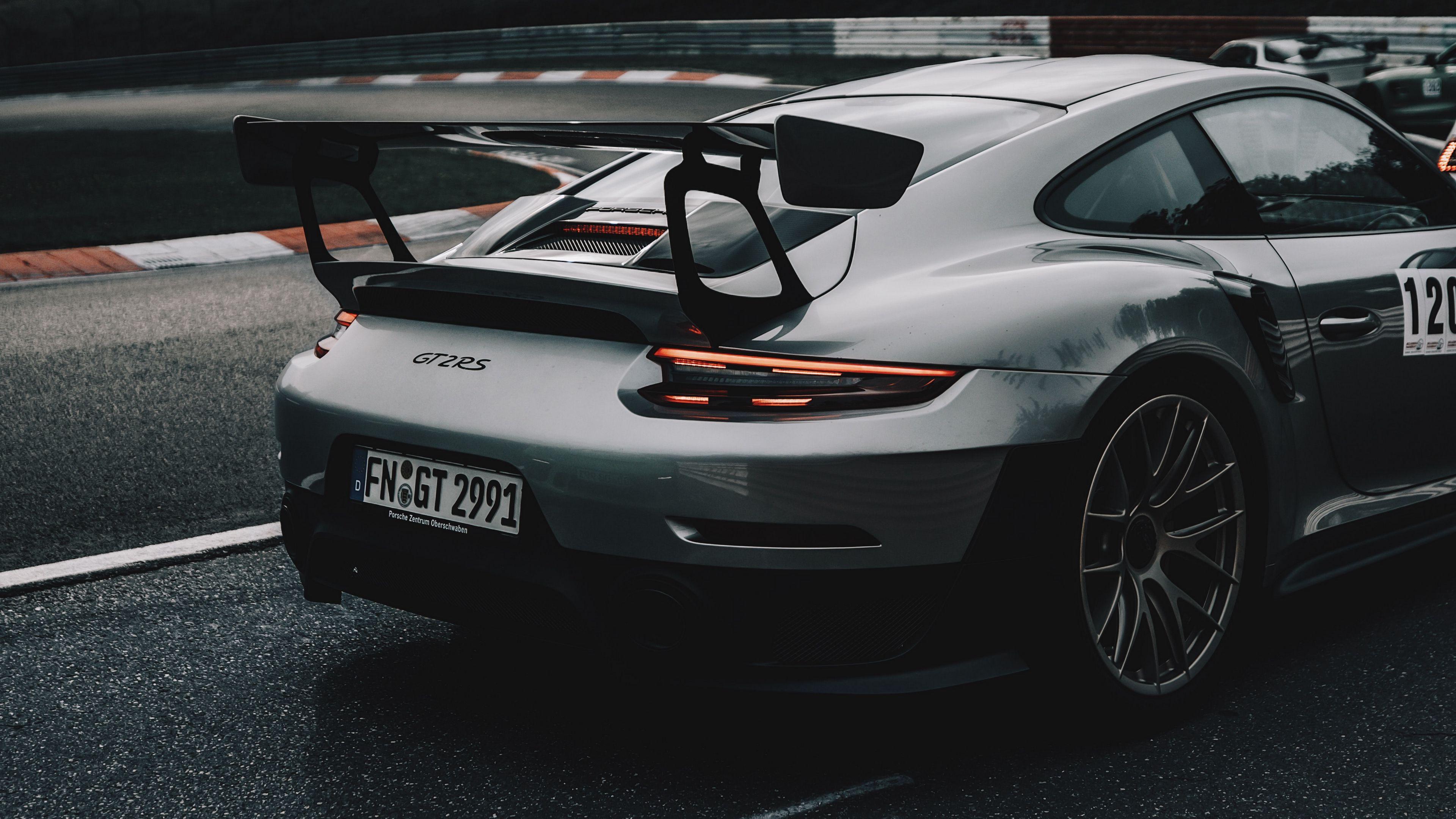 3840x2160 Download wallpaper 3840x2160 porsche 911 gt2 rs, porsche, sports car, car, spoiler 4k uhd 16:9 HD background