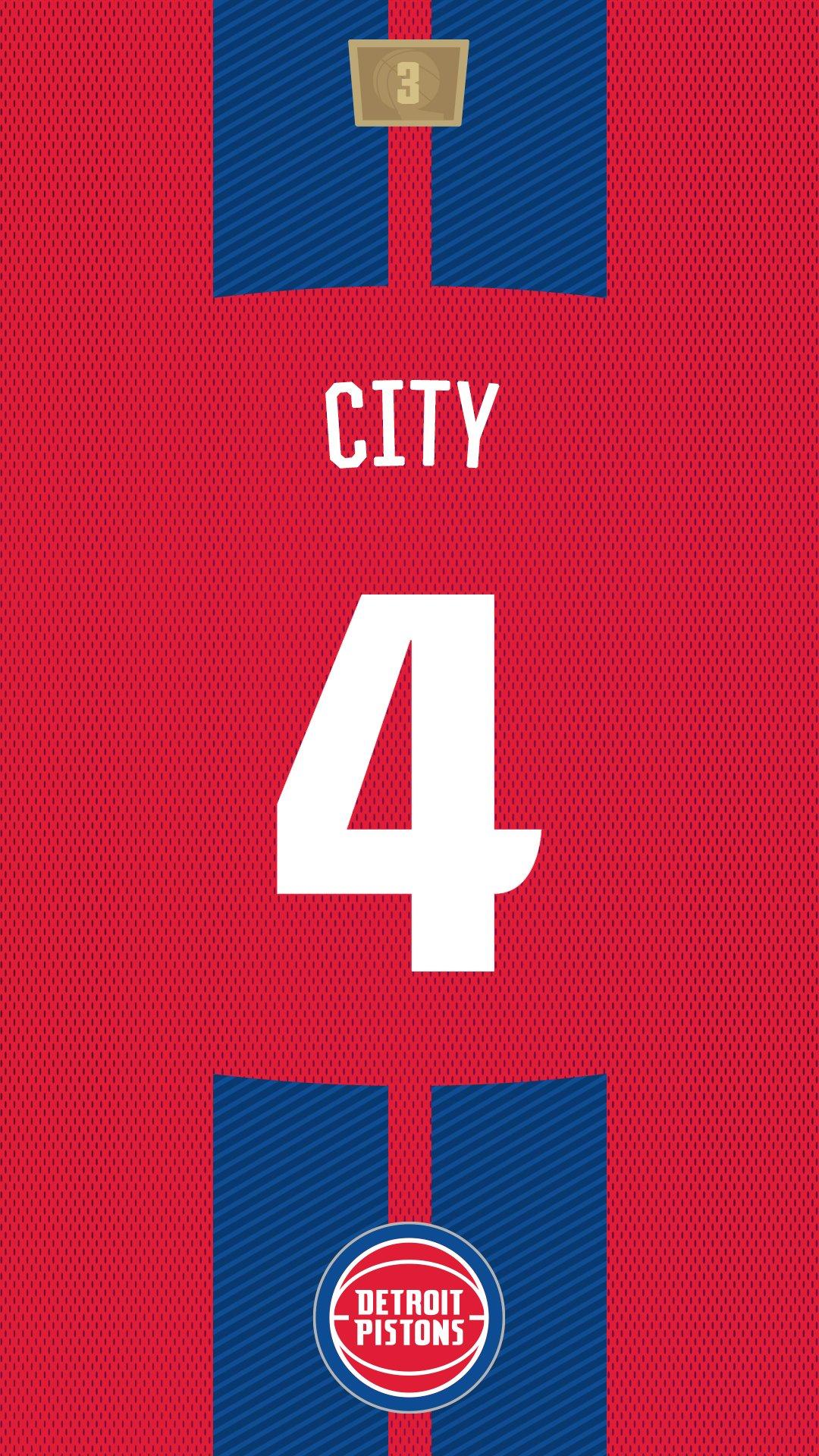1080x1920 Detroit Pistons's your chance at a City Edition wallpaper. Respond with your name and jersey for a chance to get one! #WallpaperWednesday