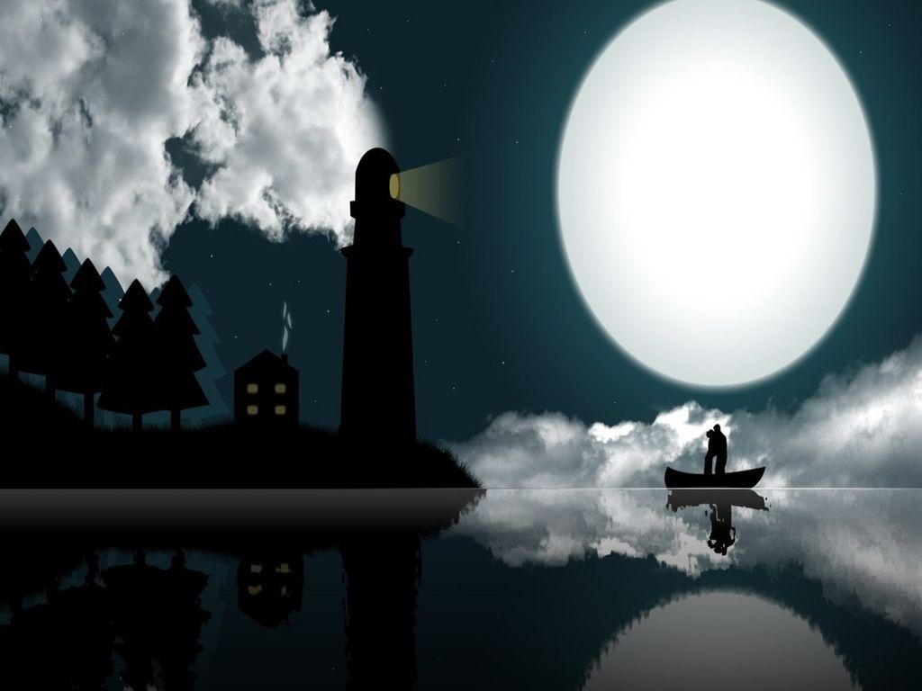 1024x768 romantic moonlight wallpaper free desktop wallpaper and background from