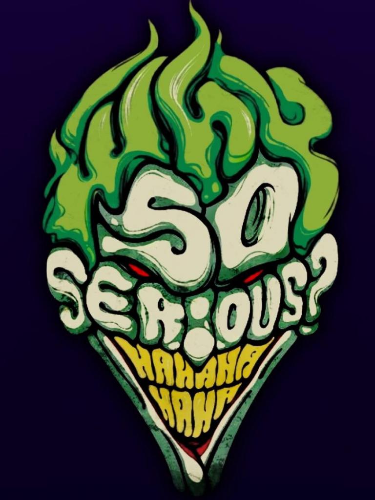768x1024 Free download The joker graffiti faces villain typographic portrait wallpaper [1920x1080] for your Desktop, Mobile & Tablet. Explore Joker Wallpaper HD Windows 10. Batman And Joker Wallpaper, Joker Background