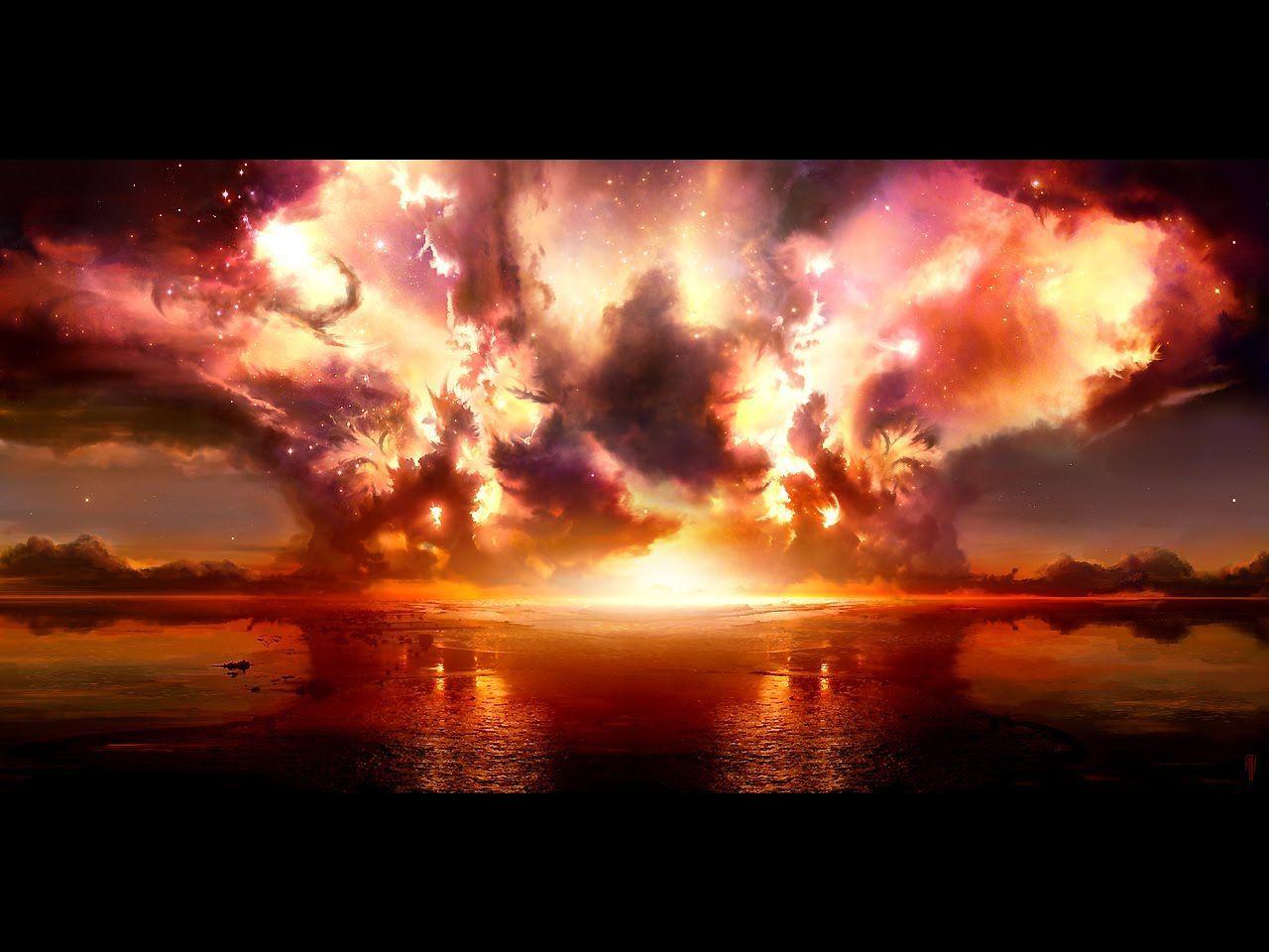 1280x960 Wallpaper Daily: Explosion Wallpaper. 理屈に基づいた物理現象の描き