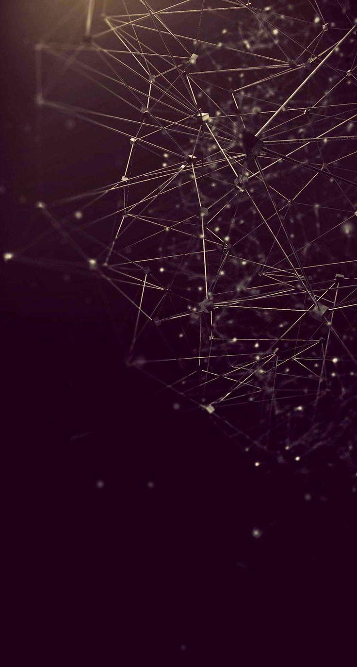 736x1374 Abstract Connected Lines 3D Render iPhone 6 Plus HD Wallpaper - #Abstract iPhone Wal. Abstract iphone wallpaper, iPhone wallpaper vintage, iPhone wallpaper