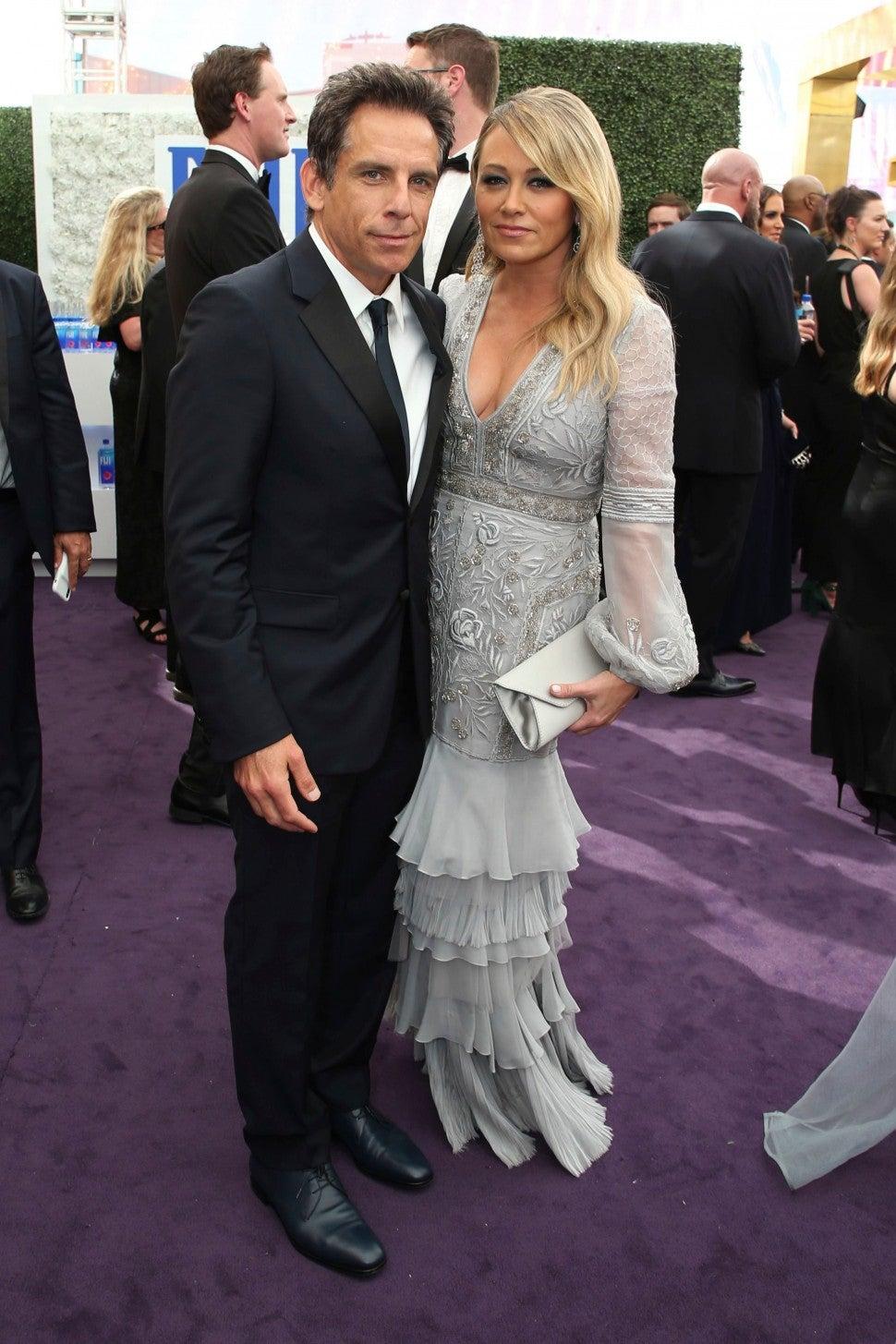 970x1455 Ben Stiller and Christine Taylor Attend 2019 Emmys Together After Splitting Two Years Ago