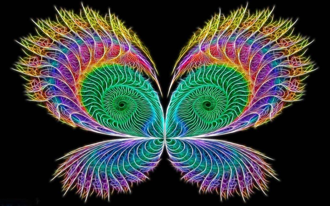 1280x800 Neon Colors Rock image Butterfly HD wallpaper and background photo