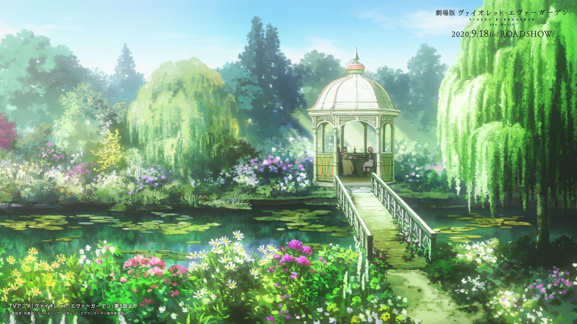 1920x1080 violet evergarden violet evergarden (character) dress landscape wallpaper