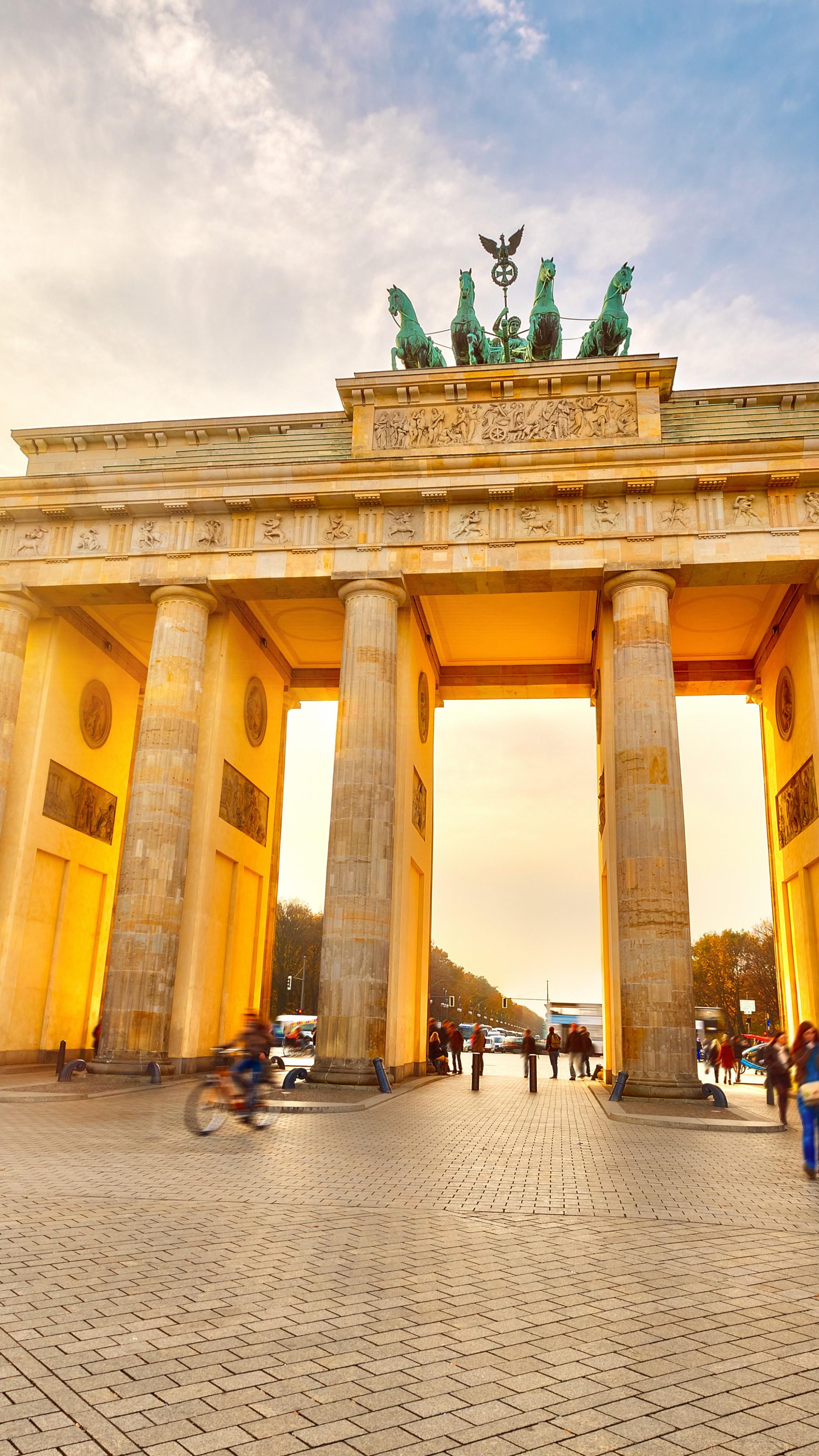 2160x3840 Wallpaper Brandenburg Gate, Berlin, Germany, Tourism, Travel, Travel