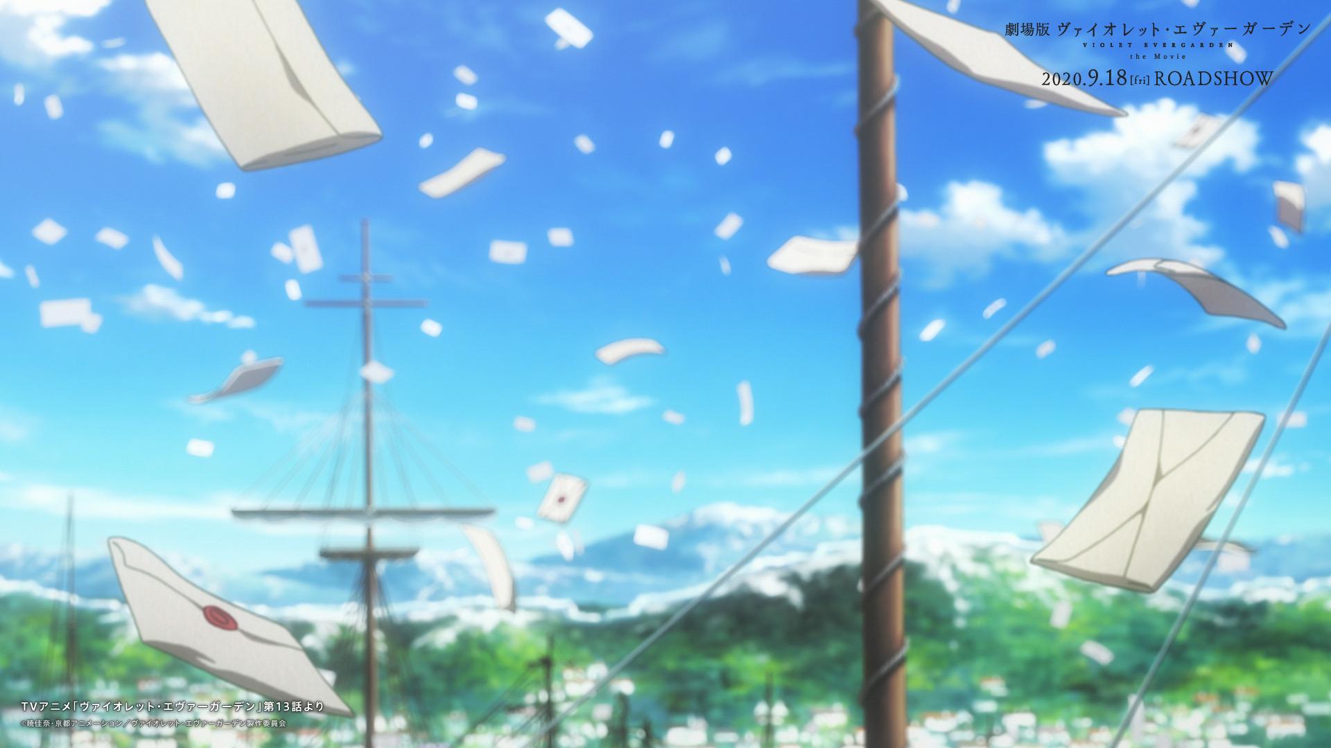 1920x1080 violet evergarden landscape wallpaper