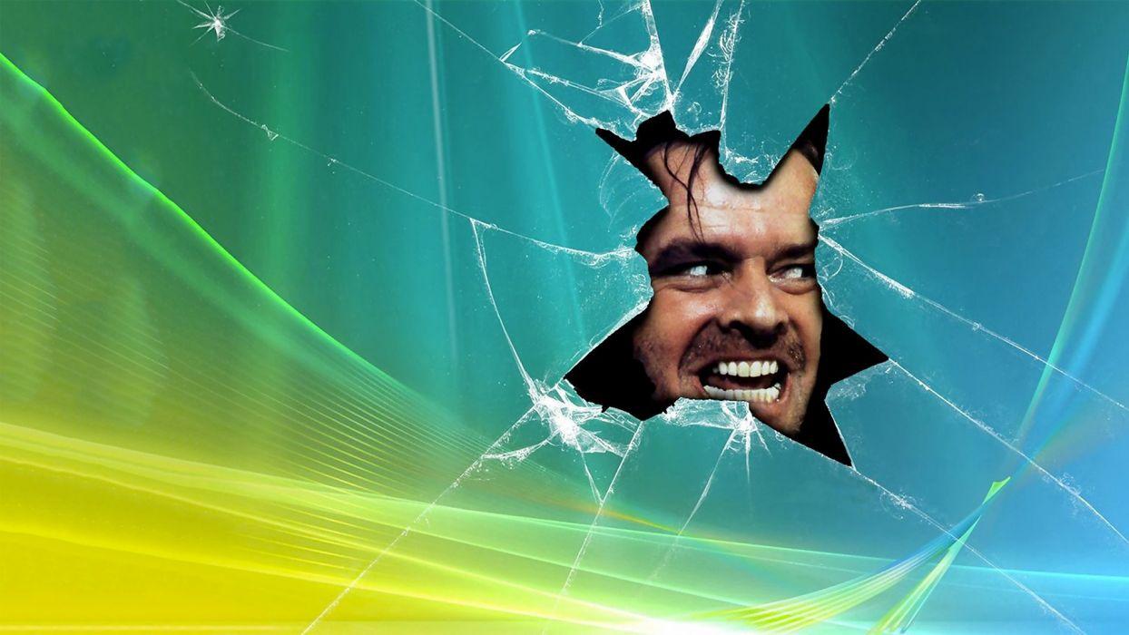 1244x700 THE SHINING horror thriller dark movie film classic shatter glass crack computer screen wallpaperx1080