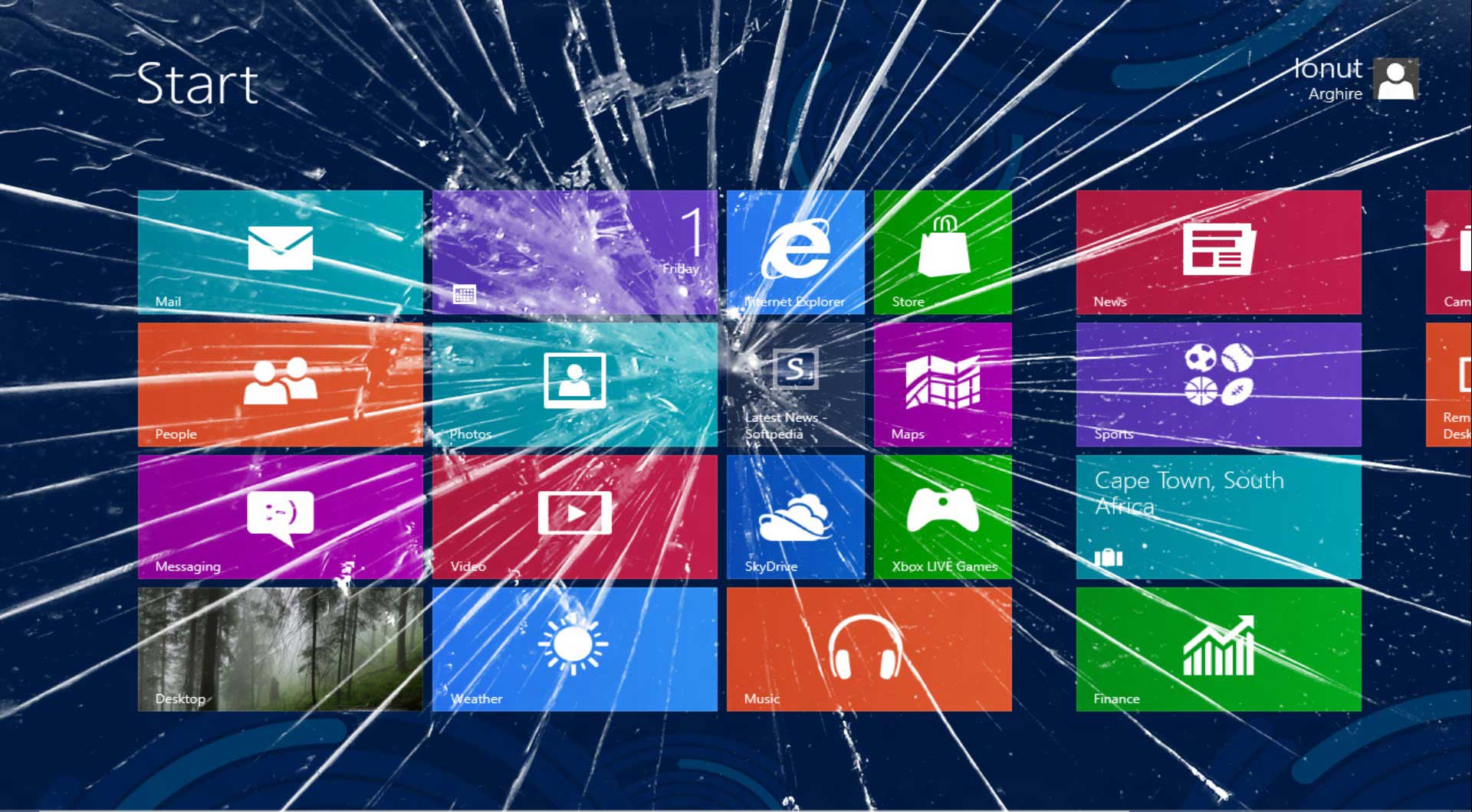 1920x1060 Broken Screen Wallpaper HD (Android IPhone Windows PC)