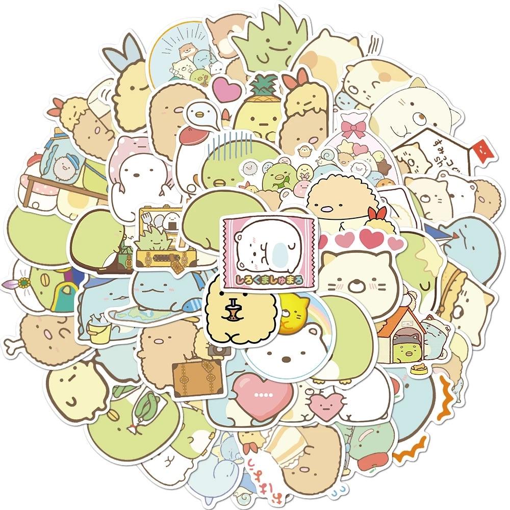 1000x1000 Pcs Set Kawaii Sumikko Gurashi PVC Japanese Anime Waterproof Stickers Scrapbooking Diy Stationery Diary Sticker Luggage. Assorted Stickers