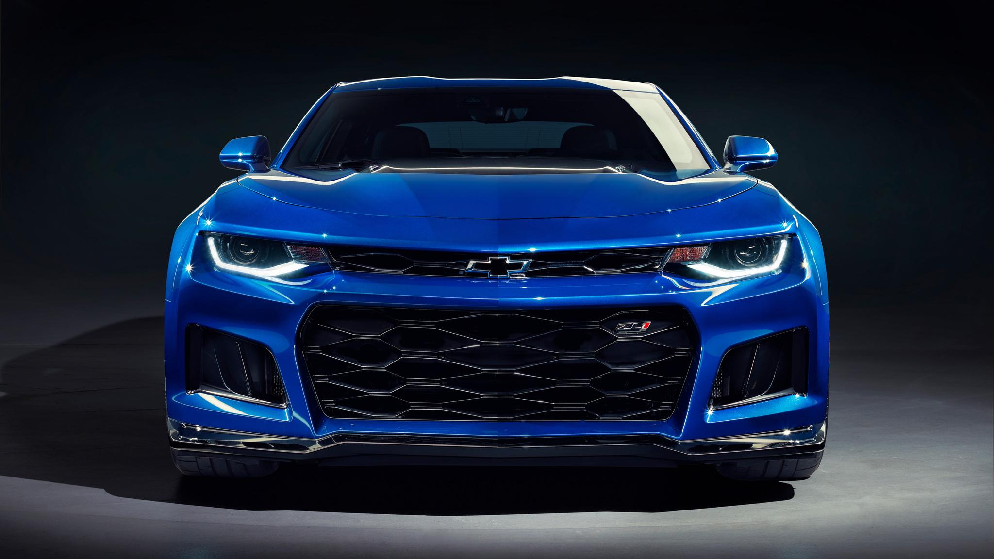 2048x1152 Chevrolet Camaro ZL1 2019 Front 2048x1152 Resolution HD 4k Wallpaper, Image, Background, Photo and Picture