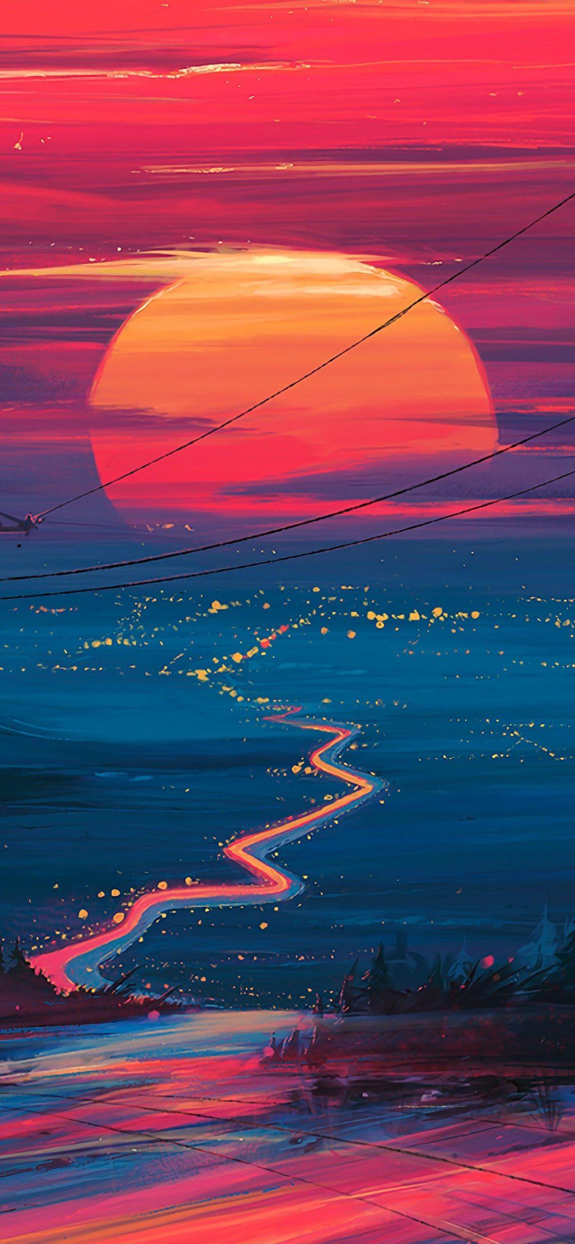 1183x2560 Calm iPhone 11 Wallpaper