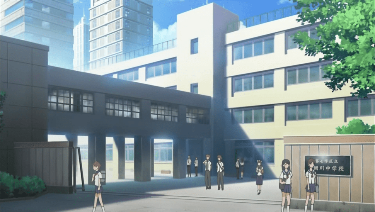 Classroom 教室 | Anime classroom, Anime scenery, Anime background