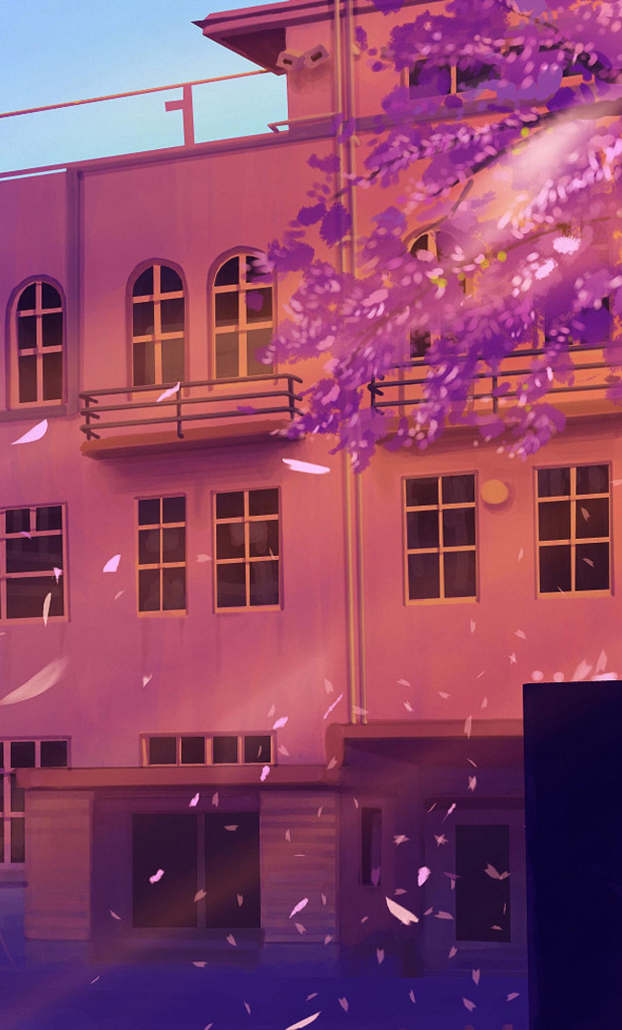 1280x2120 Anime School Artwork iPhone HD 4k Wallpaper, Image, Background, Photo and Picture