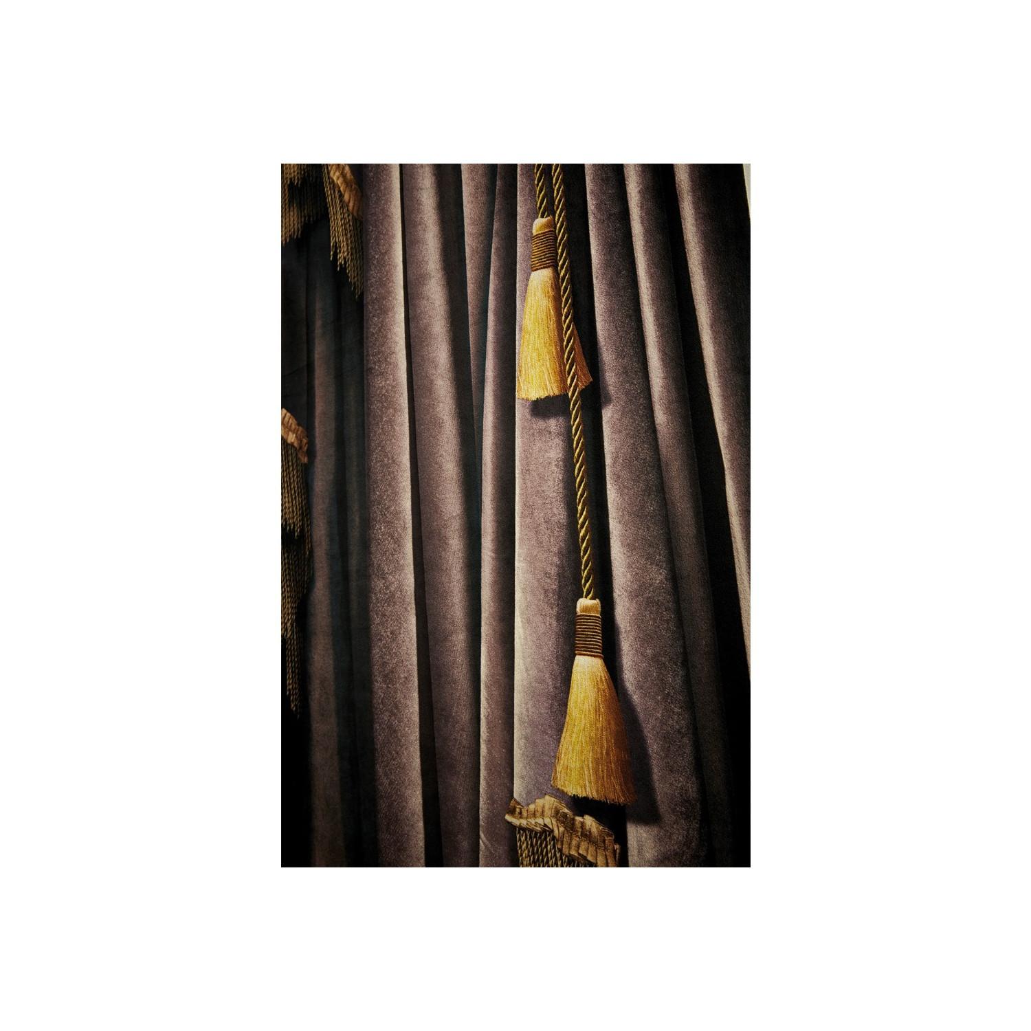 1500x1500 Velvet decor Right grey drapes and bookcase wallpaper