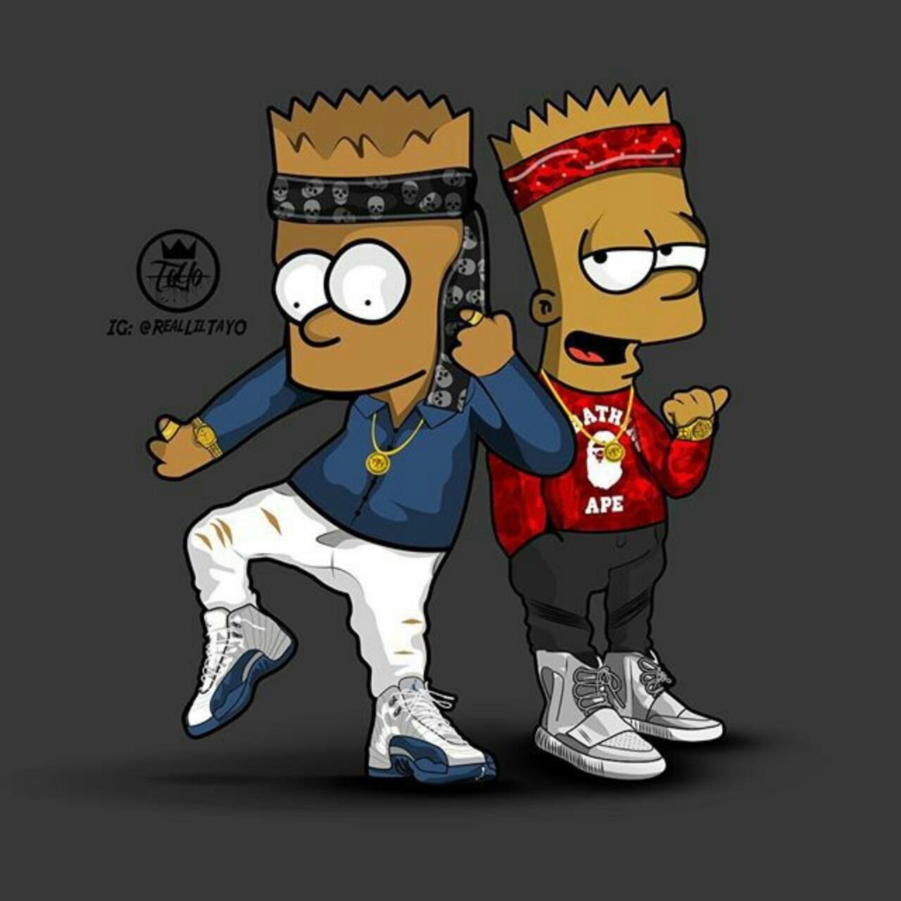 Depress sad Bart Simpson supreme cry wallpaper for depress boy #audio