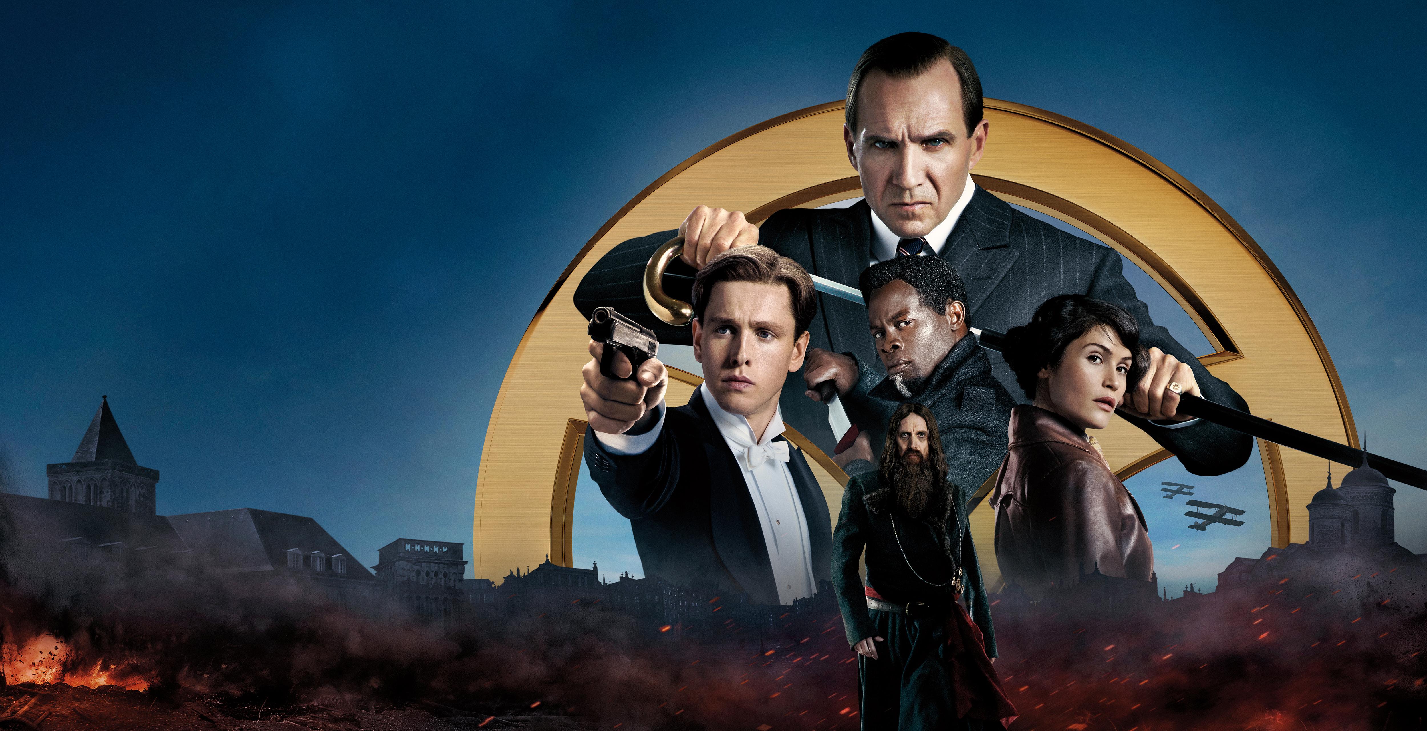 5000x2561 The King's Man Wallpaper 4K, Ralph Fiennes, Djimon Hounsou, Rhys Ifans, Movies