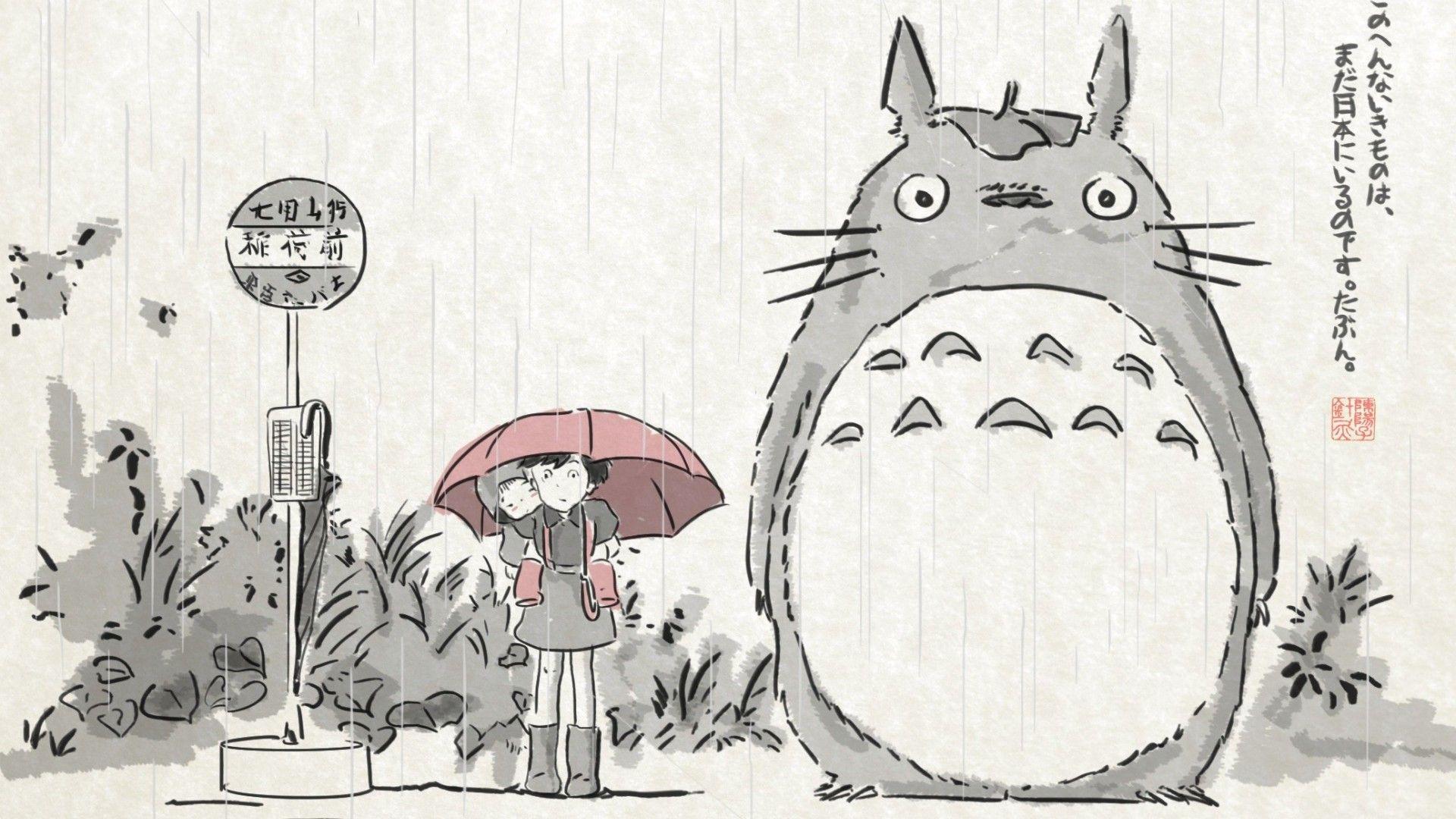 Totoro Laptop Wallpapers Top Free Totoro Laptop Backgrounds Wallpaperaccess