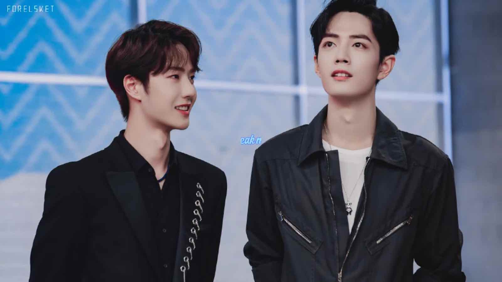 1600x900 Wang Yibo And Xiao Zhan Desktop Wallpaper