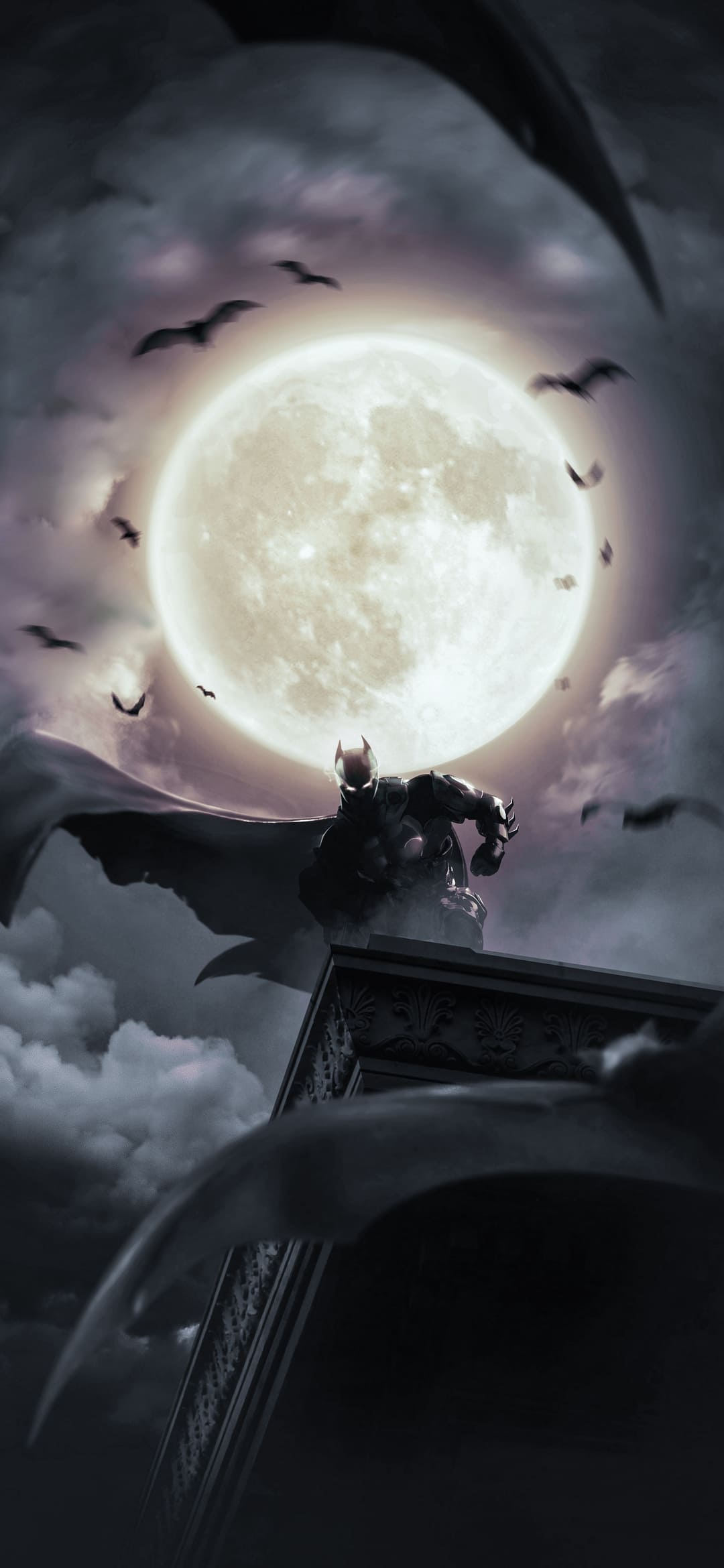 1080x2340 The Batman Wallpaper:k Batman 2021 Movie Background [ HD ]