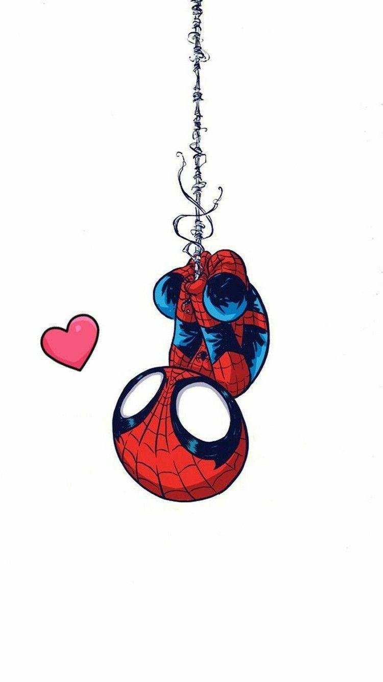 750x1334 Cute Spider Man Wallpaper